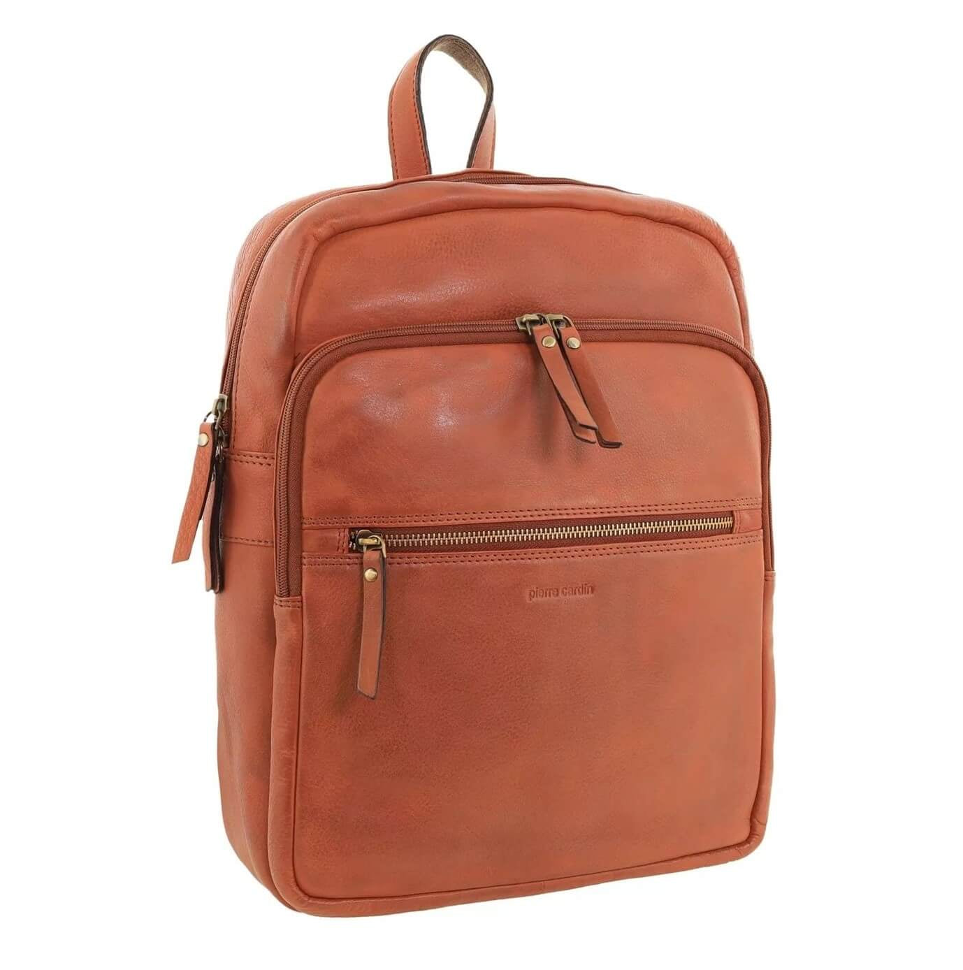 Pierre Cardin PC3332 Burnished Leather Laptop Backpack