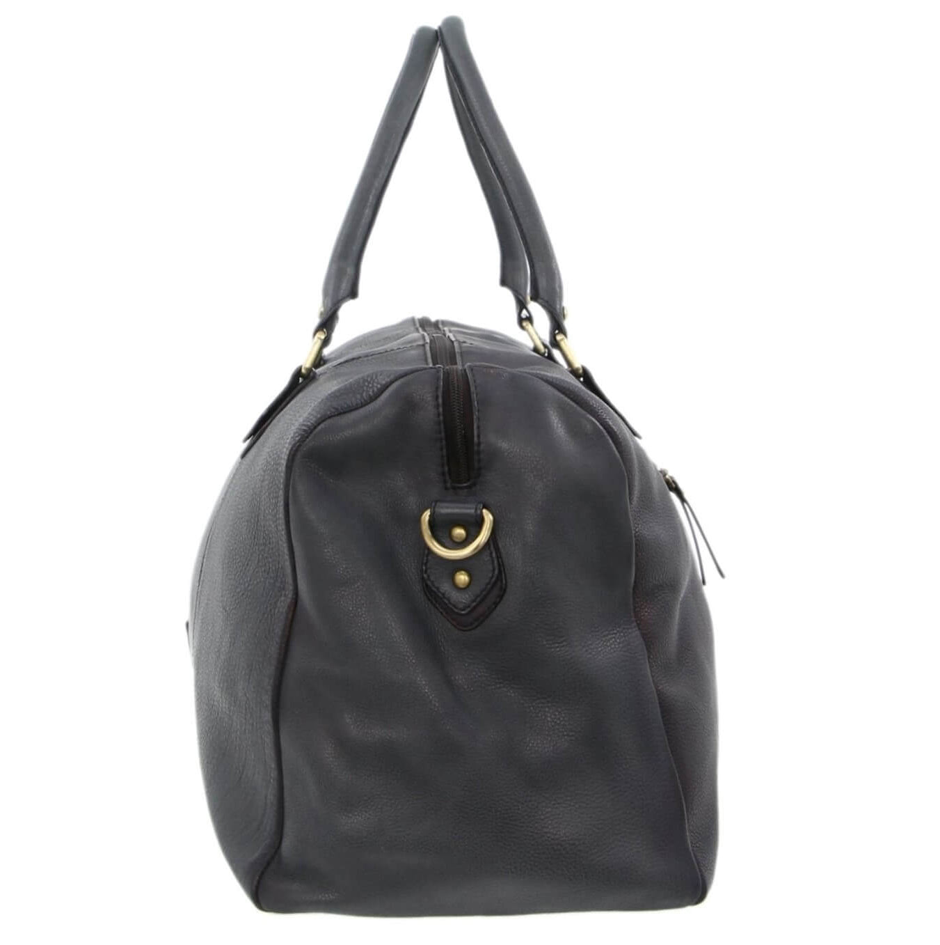 Pierre Cardin Men's Leather Travel and Toiletry Bag in Black