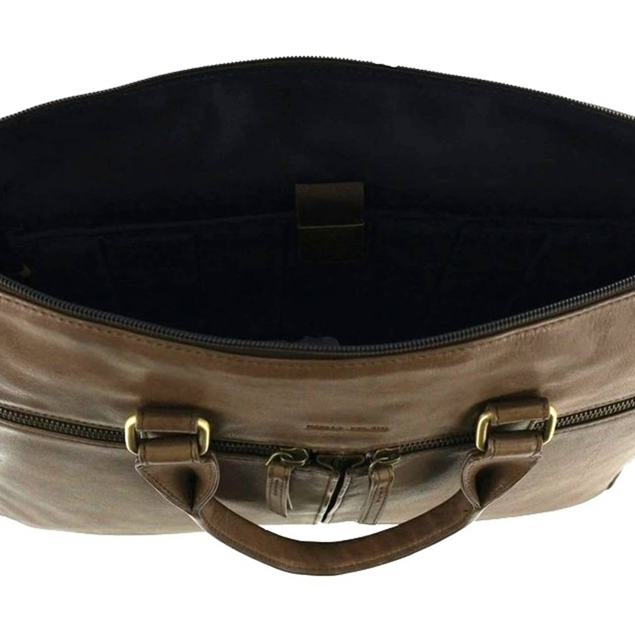 Pierre Cardin Mens Business Briefcase Messenger Bag in Oak