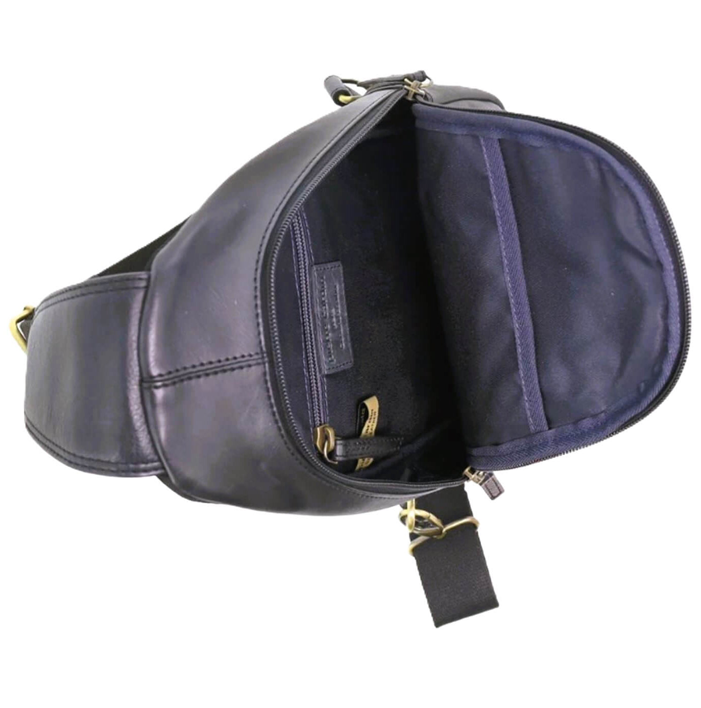 Pierre Cardin PC3711 Mens Leather Sling Bag/Black