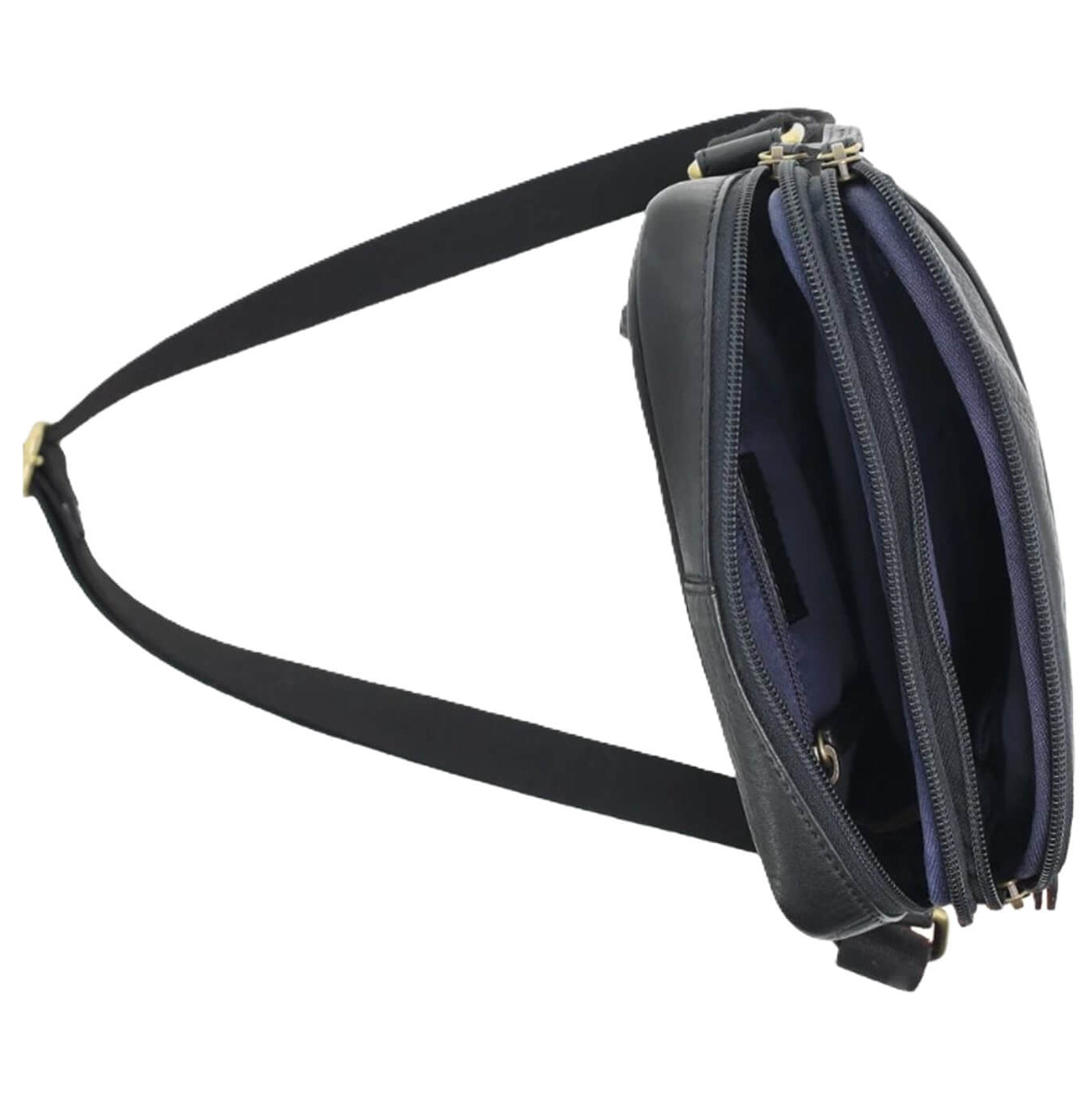 Pierre Cardin PC3712 Italian Leather Cross Body-bag/Black