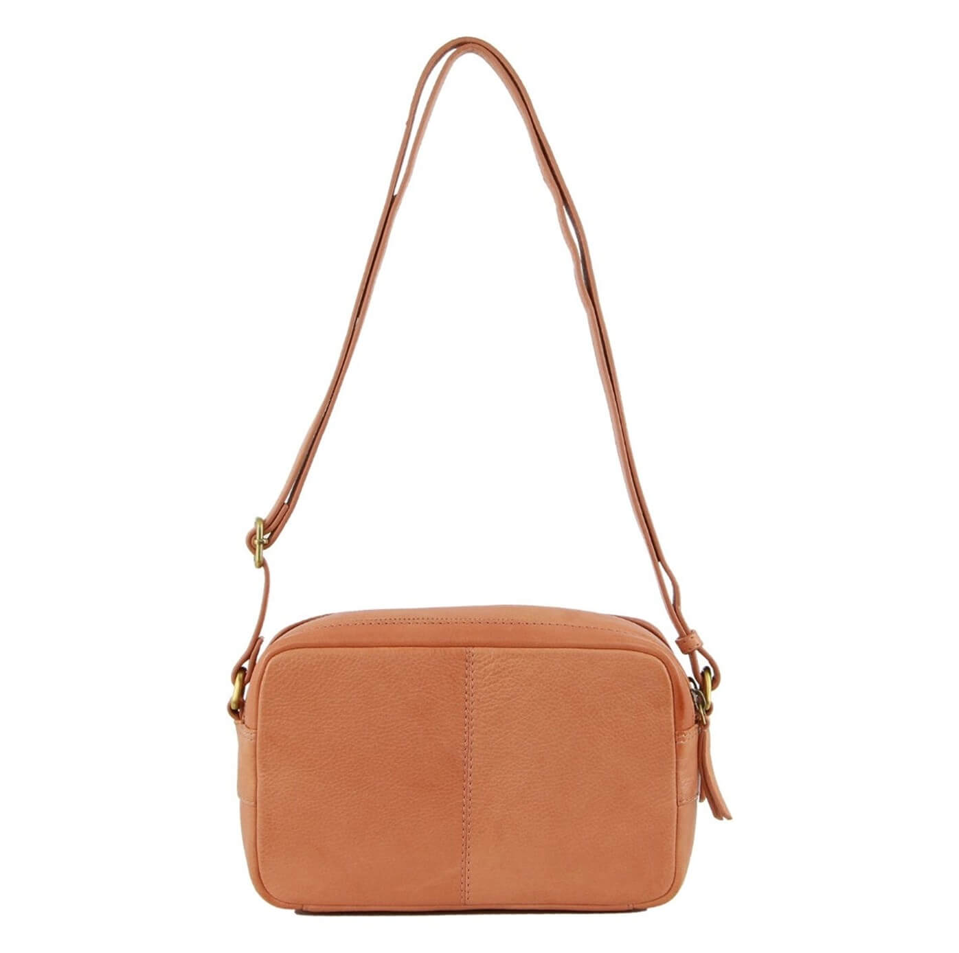 Pierre Cardin Diamond Pattern Embossed Crossbody Bag in Apricot