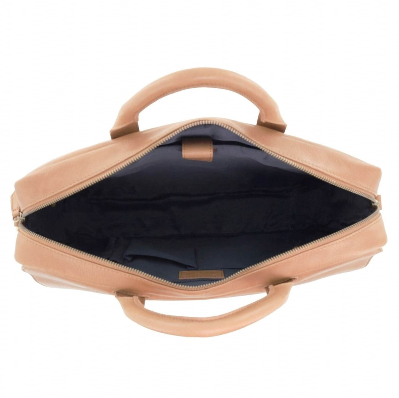 Pierre Cardin Men’s Leather Messenger-Laptop Bag in Cognac