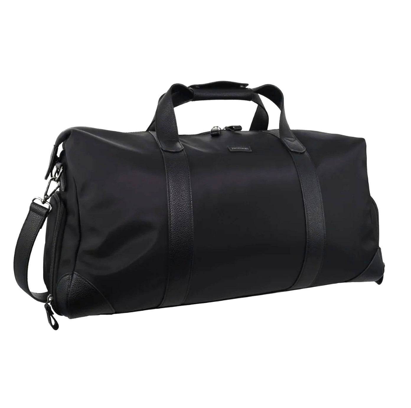 Pierre Cardin Nylon Adventurous Overnight-Travel Bag in Black