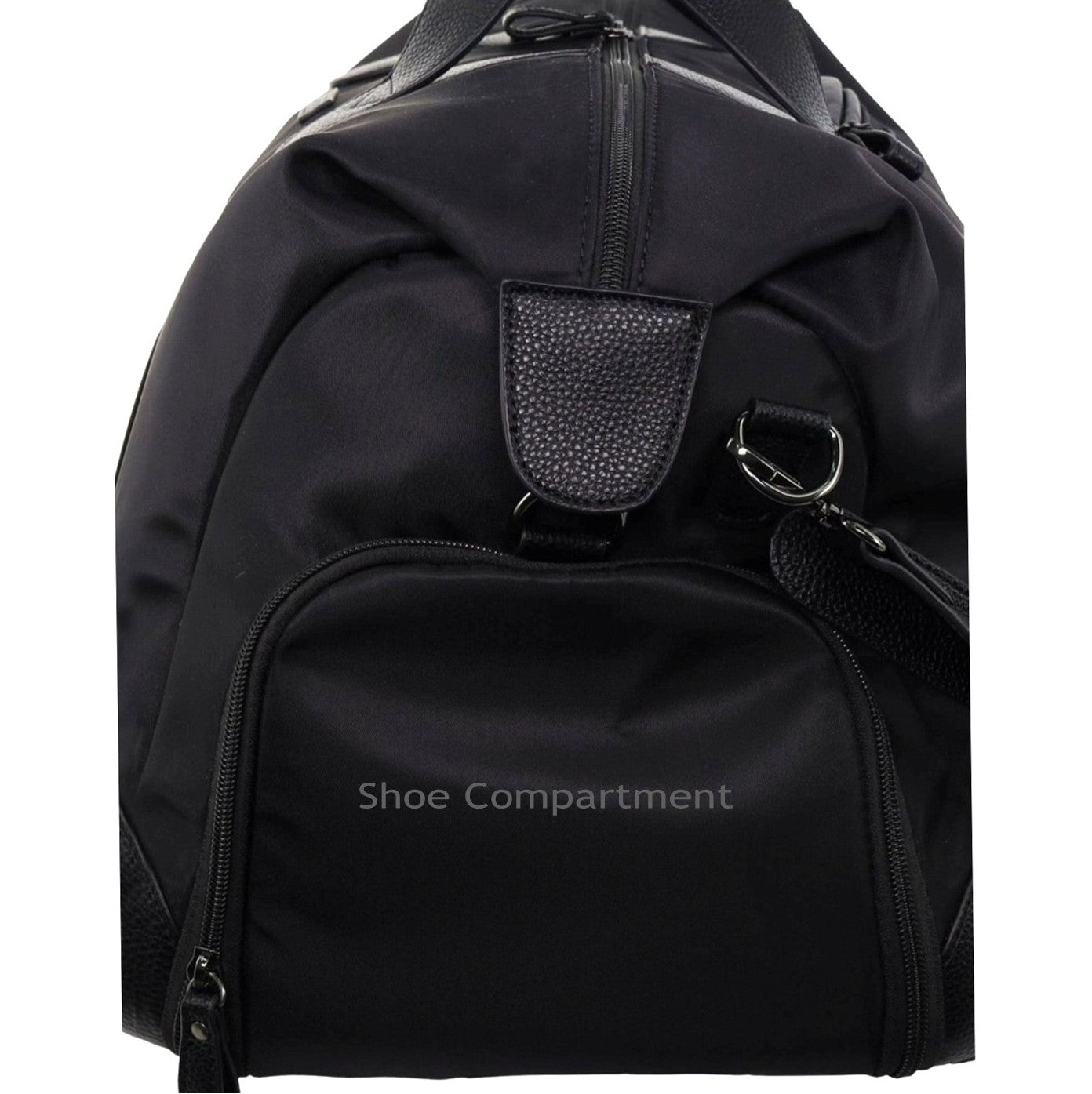 Pierre Cardin Nylon Adventurous Overnight-Travel Bag in Black