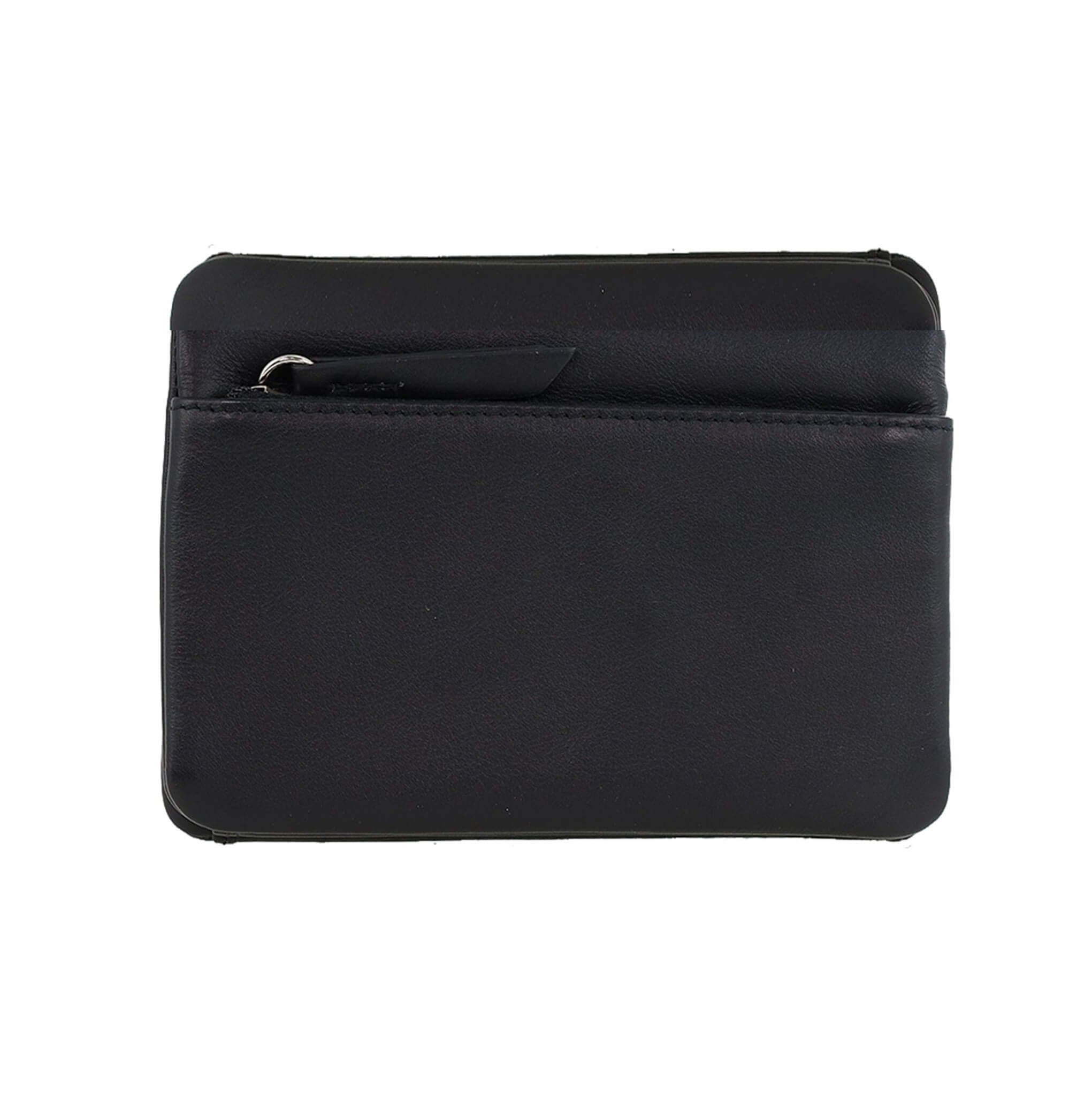 Pierre Cardin Ladies Leather Bi-fold Wallet in Black