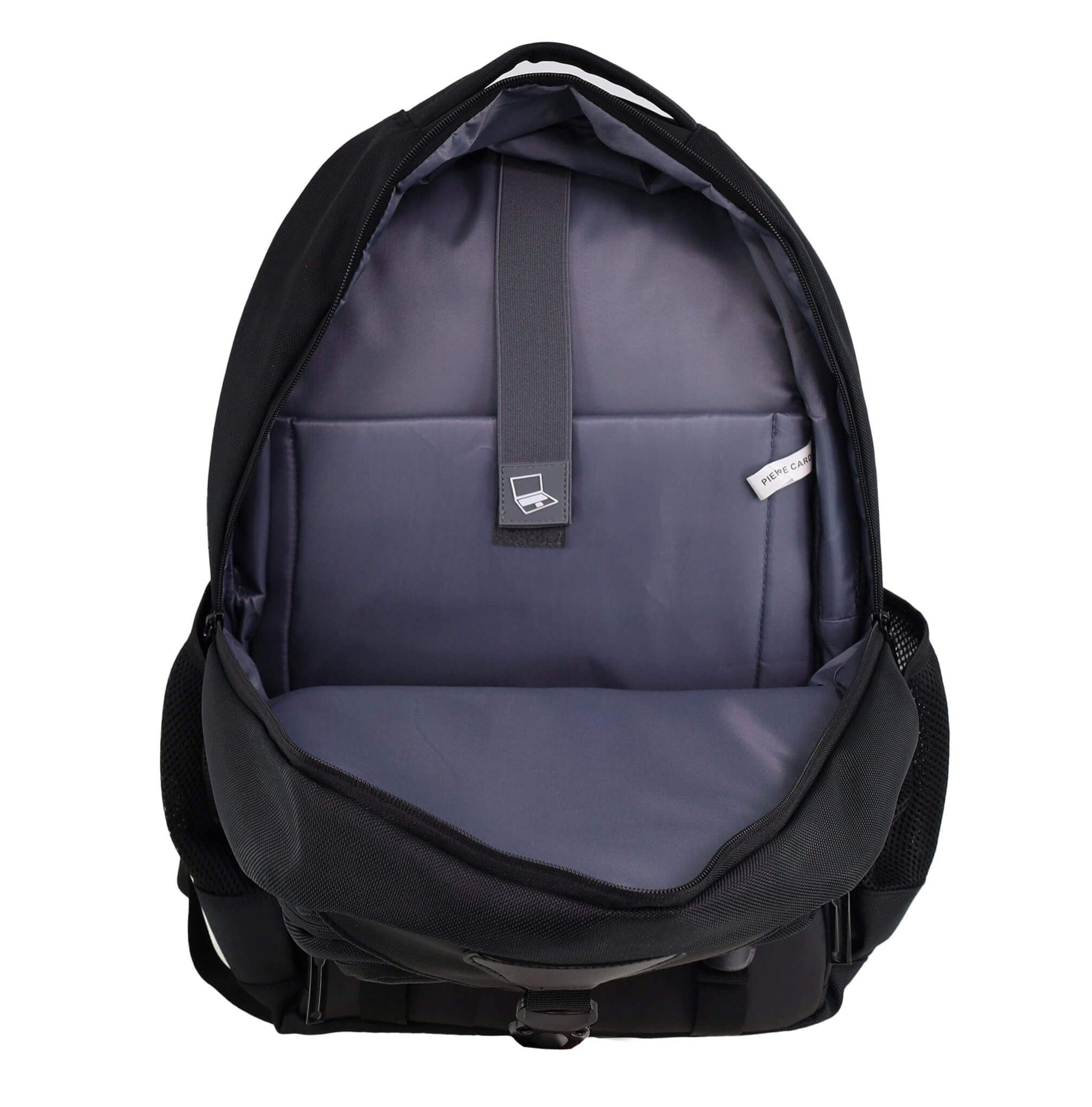 Pierre Cardin PC4088 Men's Nylon Laptop-Business Backpack in Black