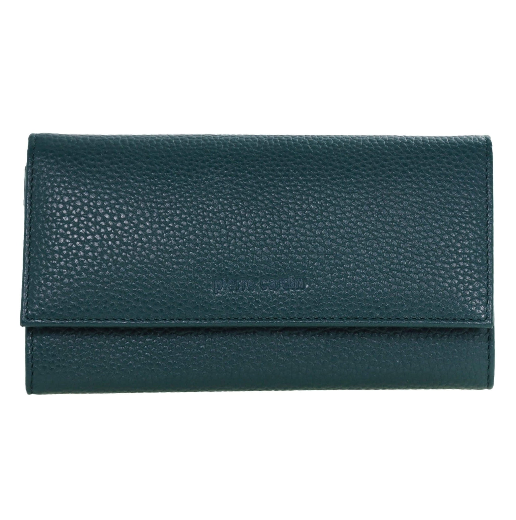 Pierre Cardin Soft Italian Ladies Leather Wallet in Green