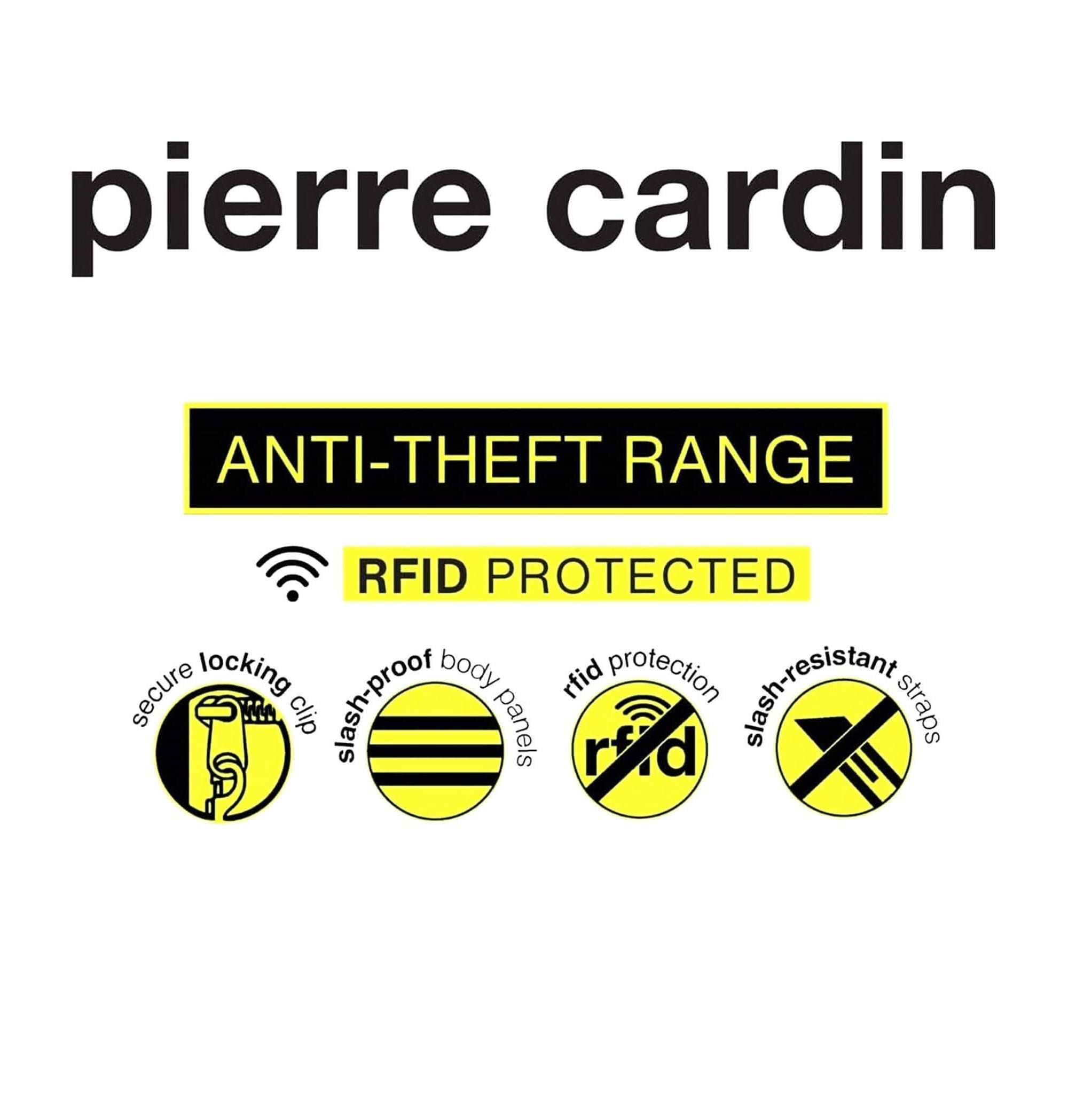 Pierre Cardin Anti-Theft Range Nylon Bags