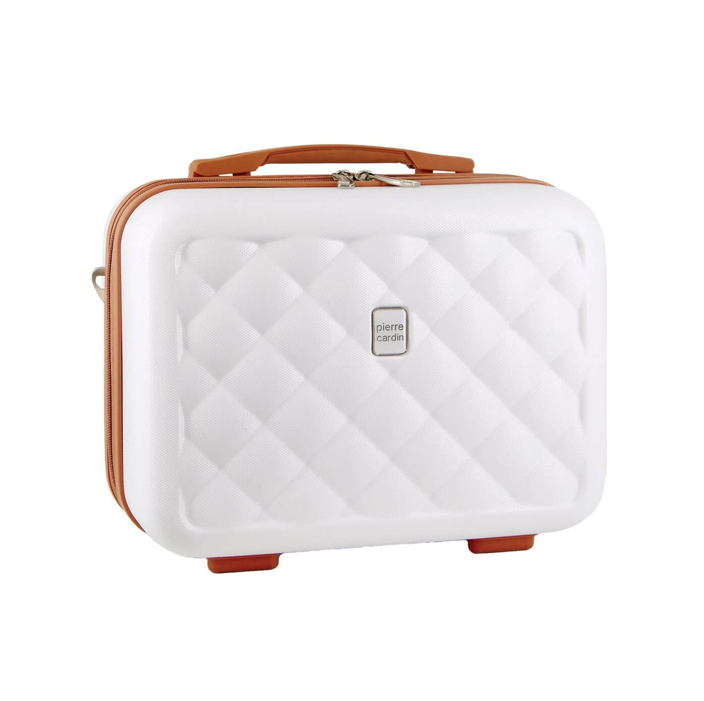 Pierre Cardin Hard Shell Beauty Vanity Case in White