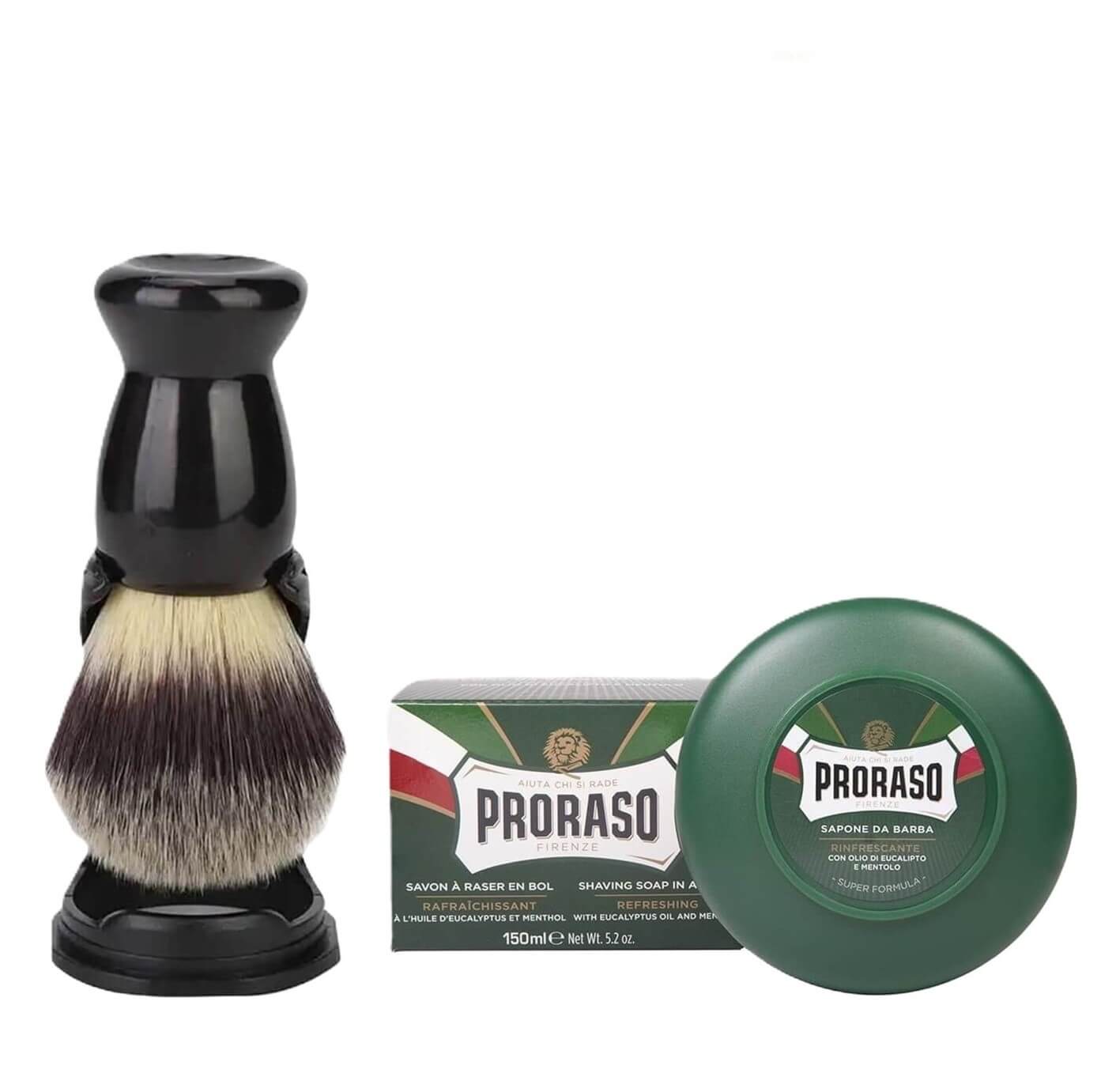 Badger Brush + Proraso Soap for Normal Skin
