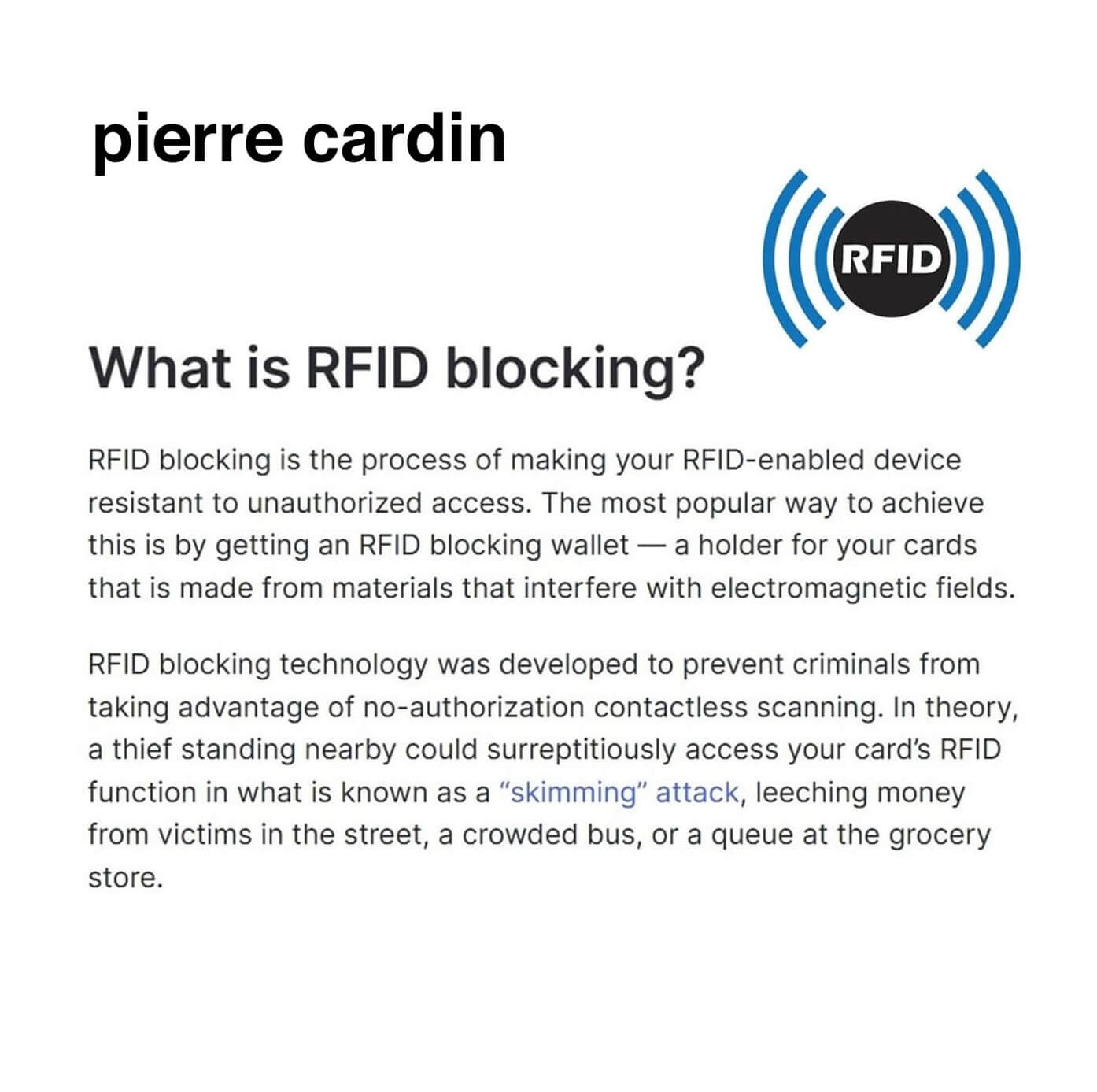 RFID Blocking