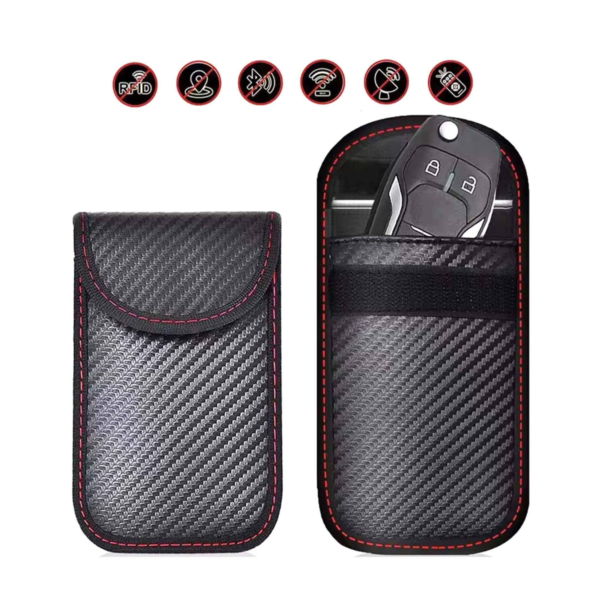 RFID Signal-Blocking Car Key Shield Pouch