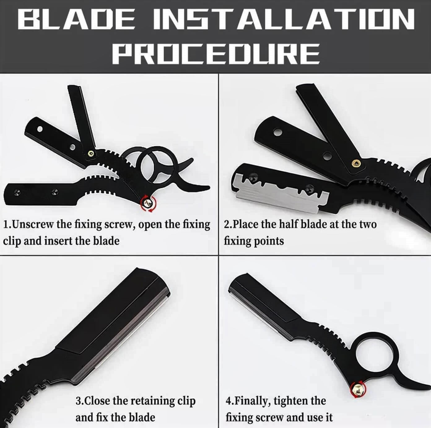 Mini Straight Edge Shave Razor