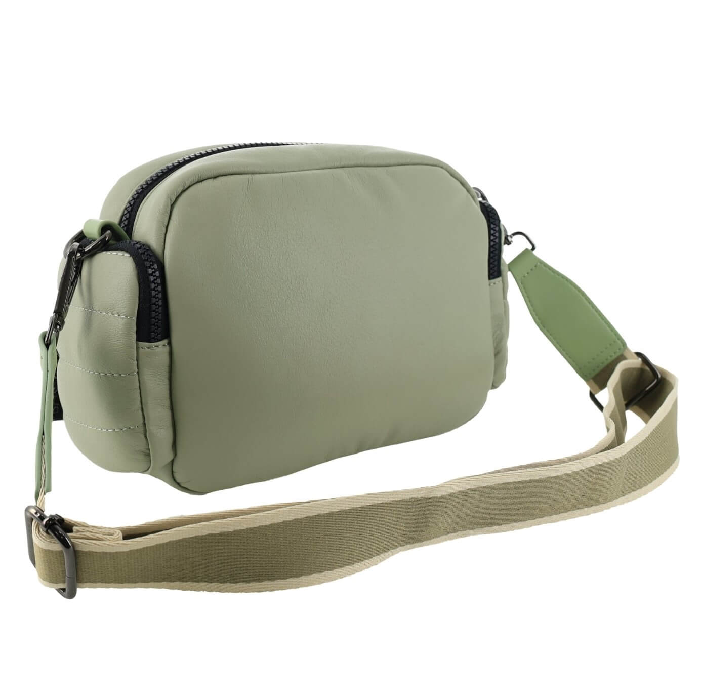 Milleni Ladies Fashion Puffer Crossbody Bag in Leaf