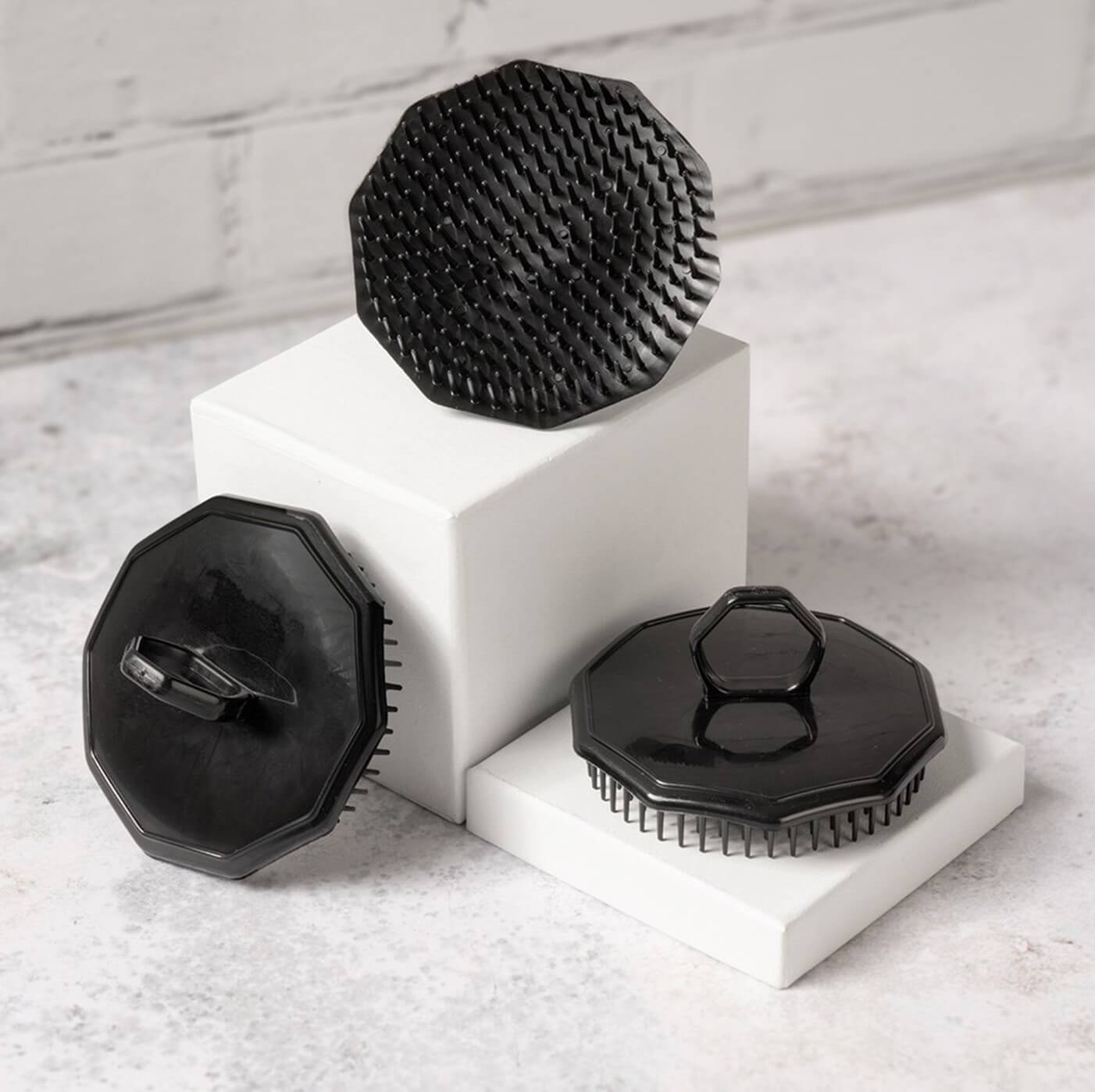 Massage Hair & Scalp Brush for Healthy Hair - 3pcs