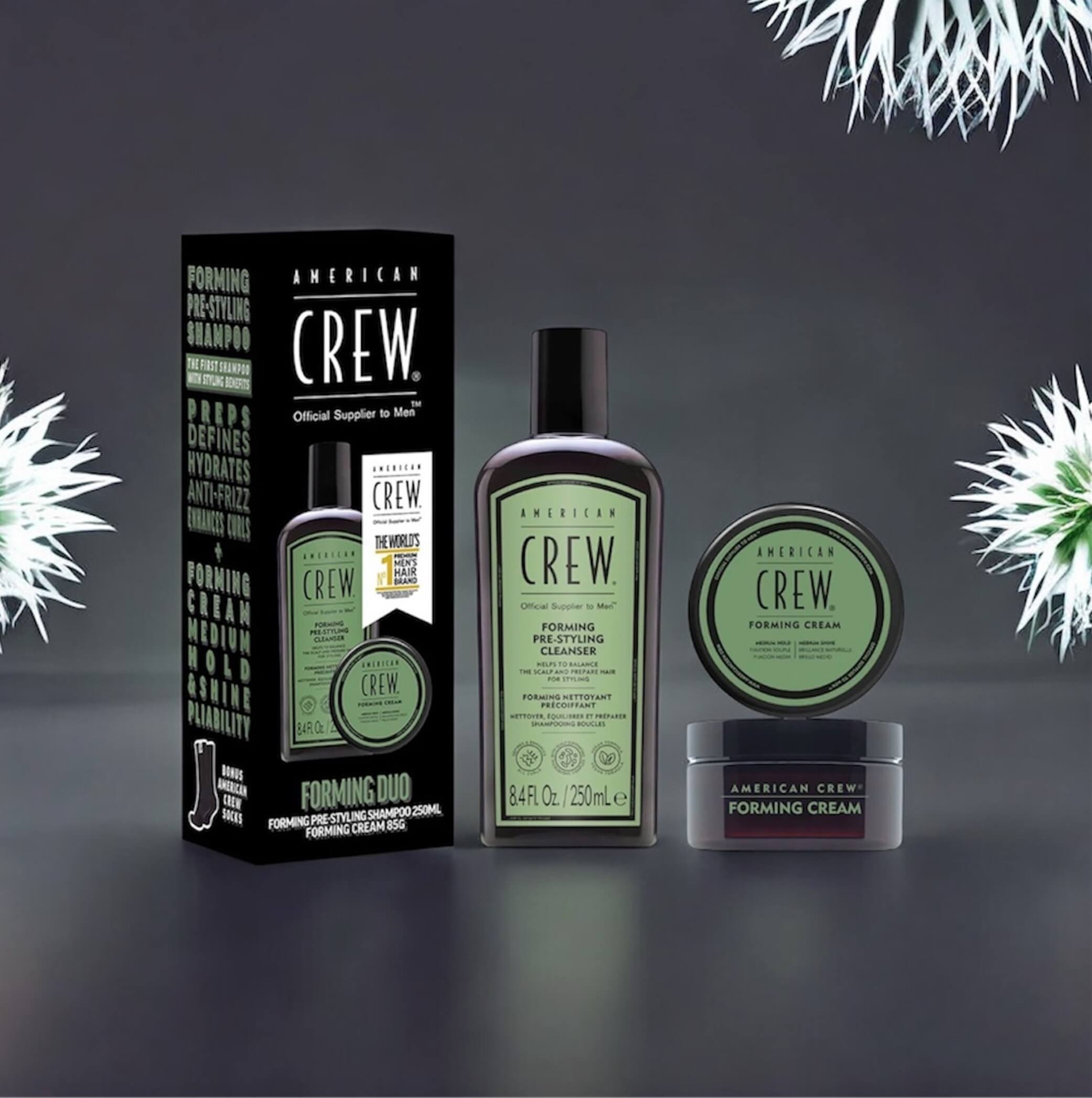 AMERICAN CREW Mens Forming Cream Pre-Styling DUO Pack