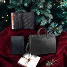 Leather Business Bag and A4 Folio Gift Set