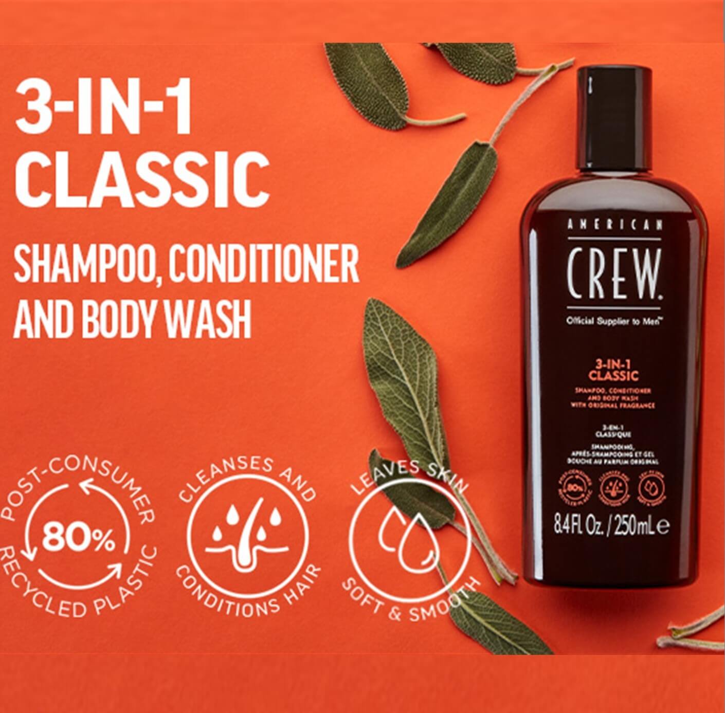 American Crew 3 IN 1 Classic Body Wash
