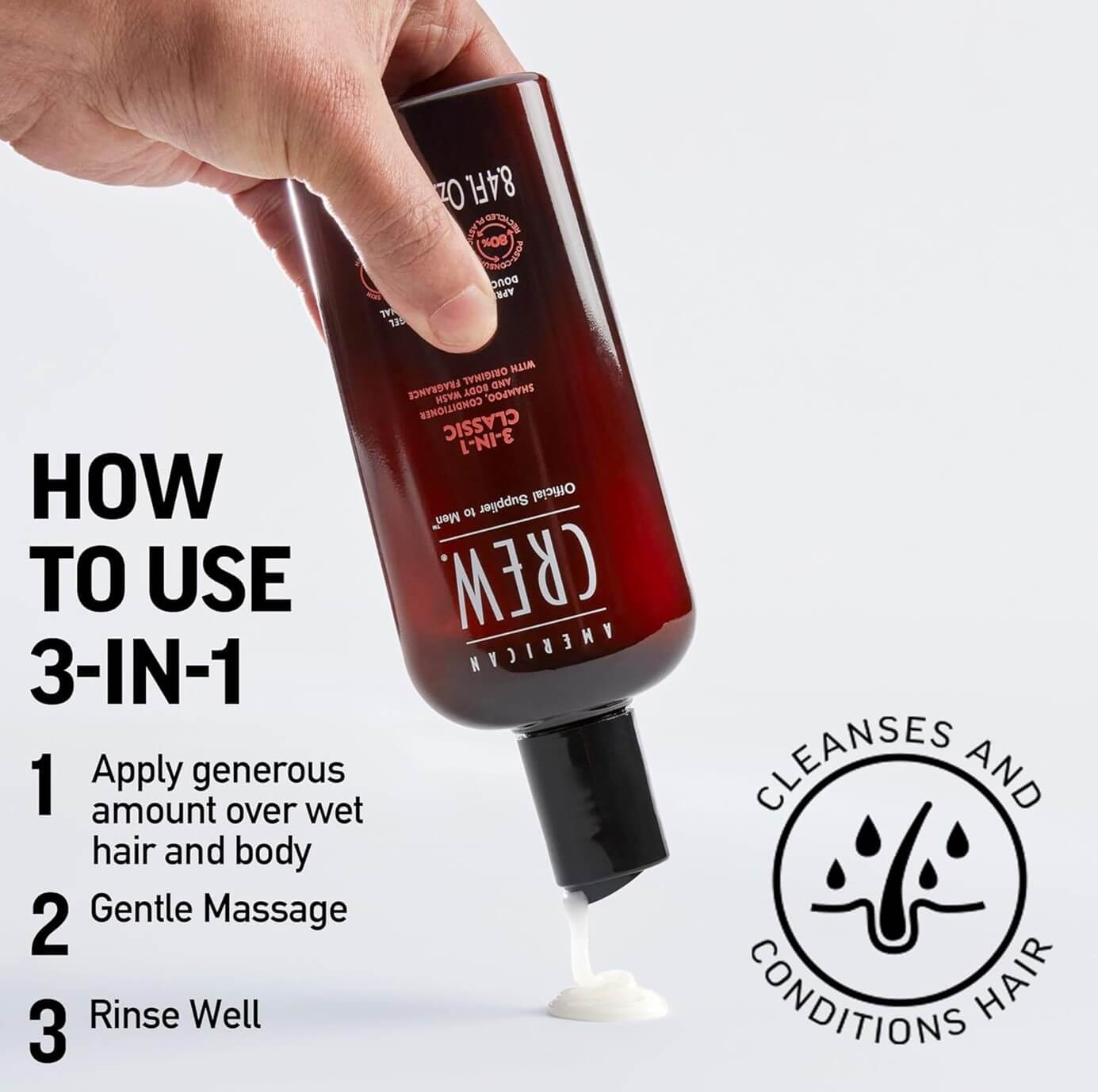 American Crew 3 IN 1 Classic Directions