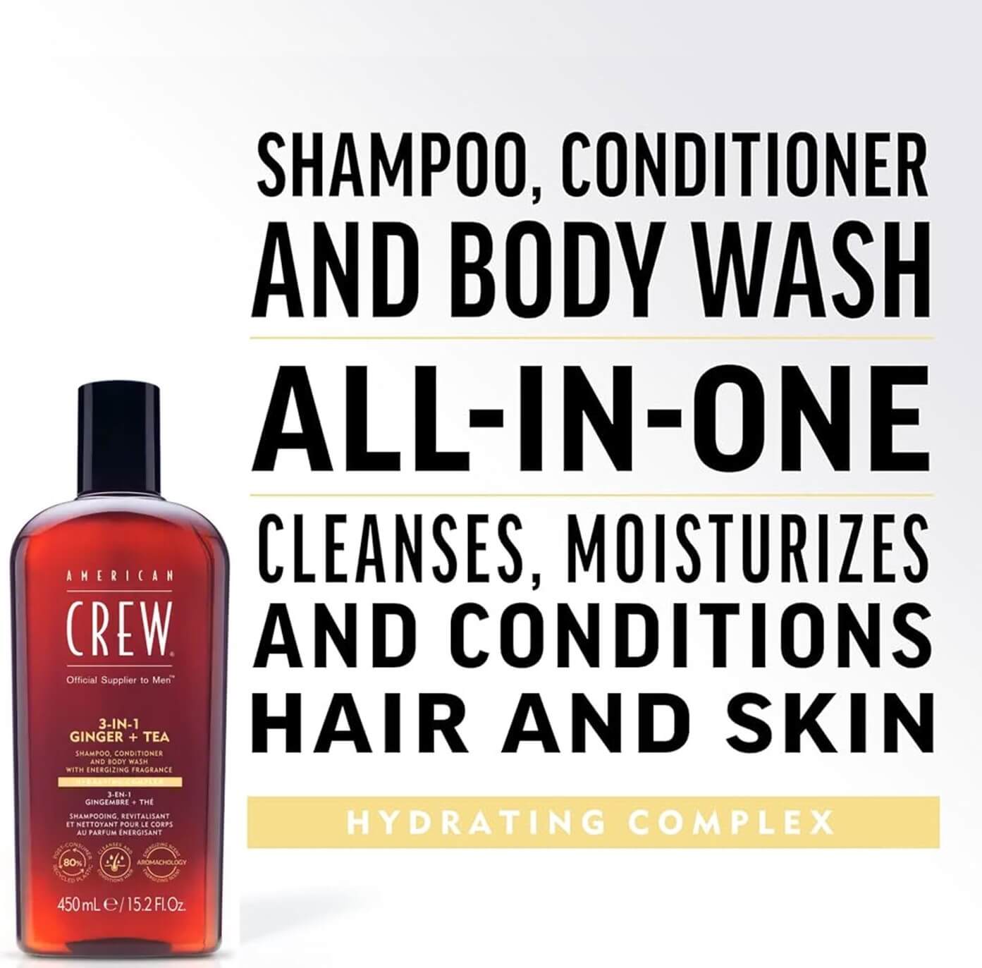 America Crew 3 IN 1 Ginger + Tea 