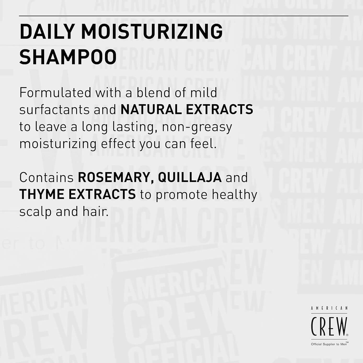 American Crew Daily Moisturising Conditioner