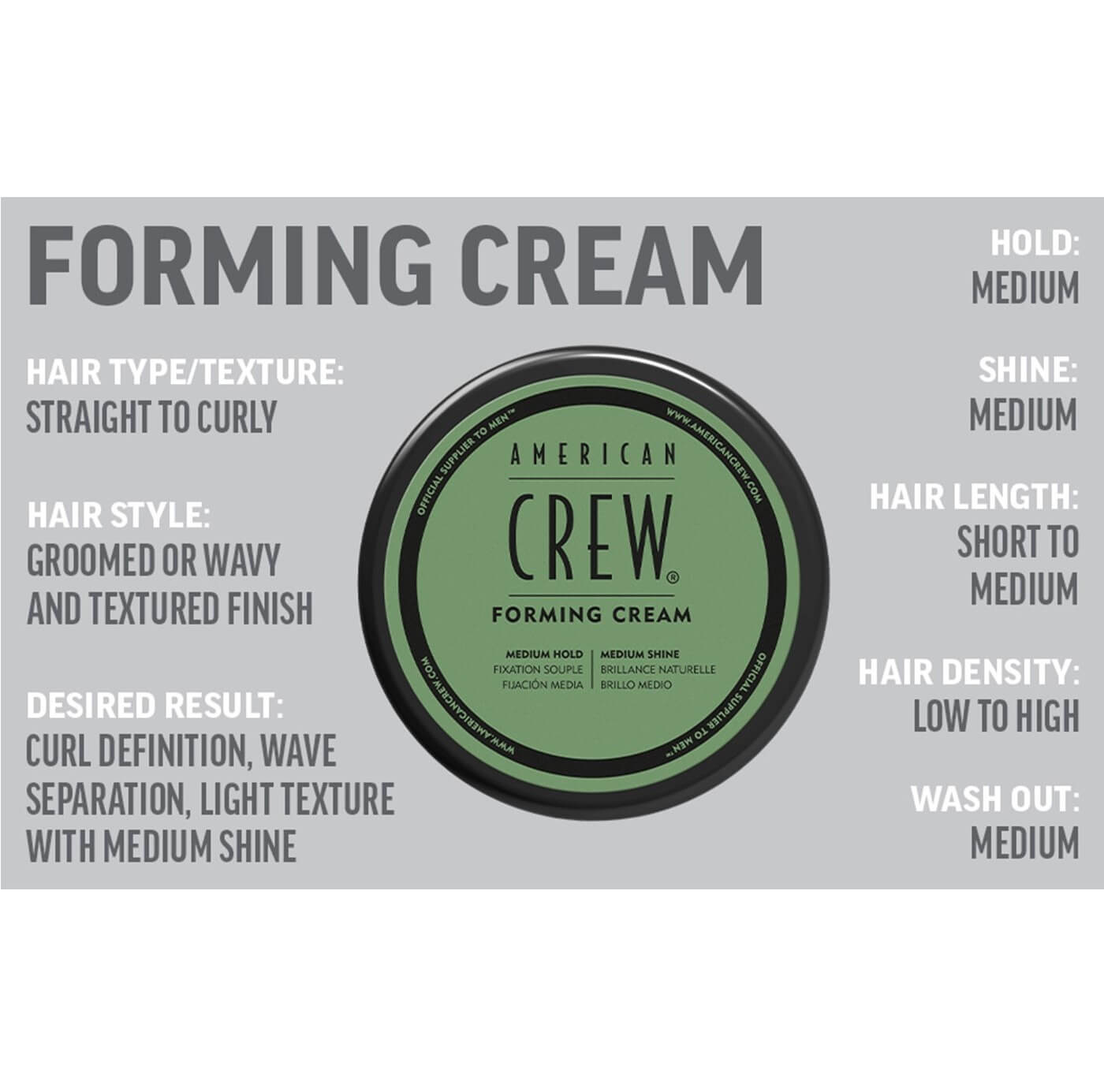 American Crew Forming Cream DUO