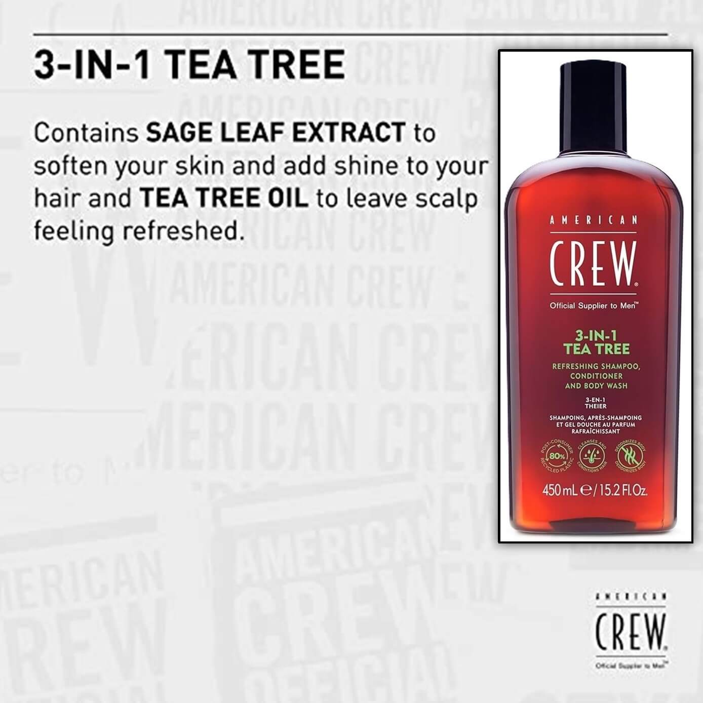 American Crew 3 IN 1 Tea Tree