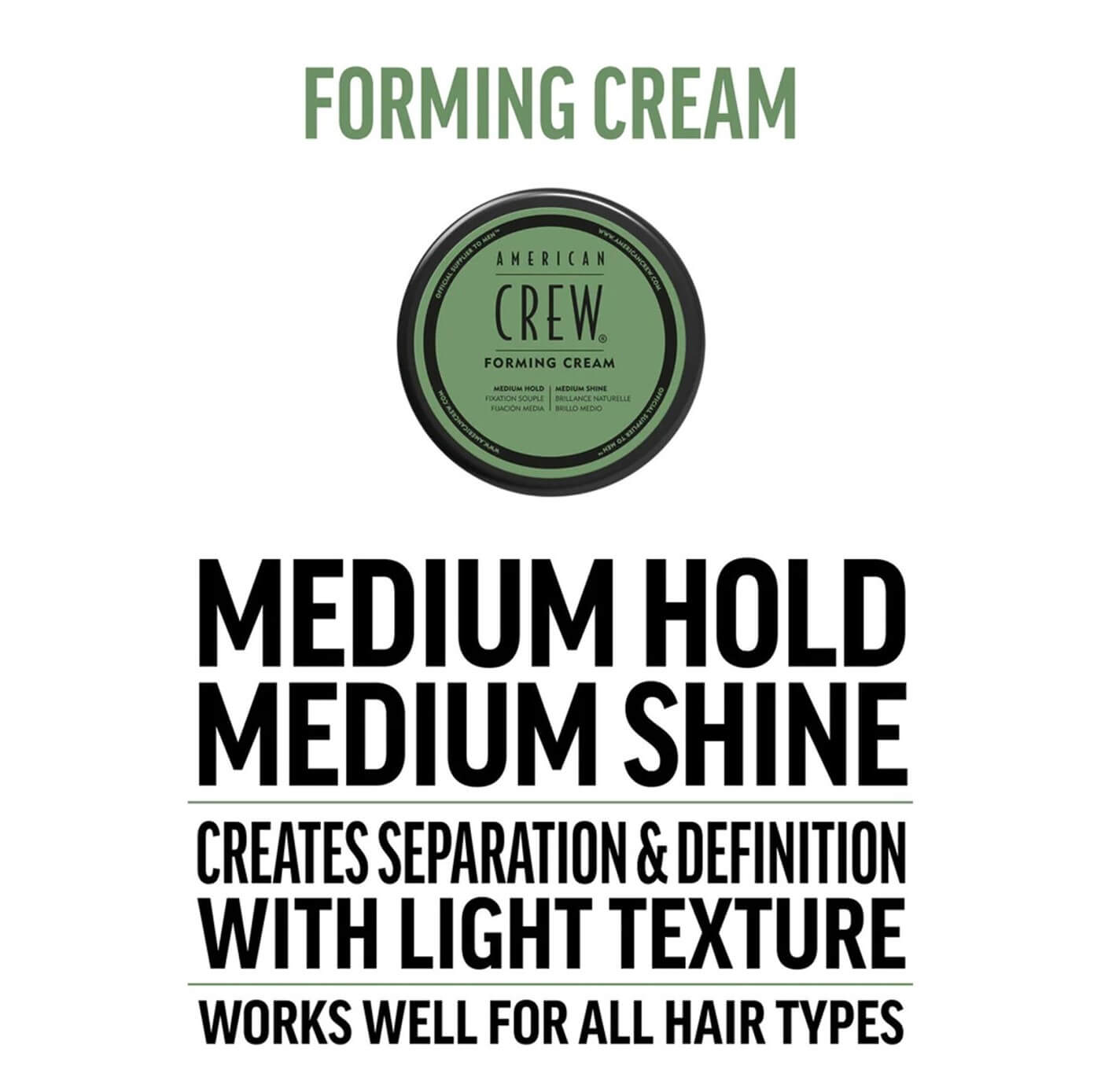 American Crew 3 IN 1 Tea Tree + Forming Cream 
