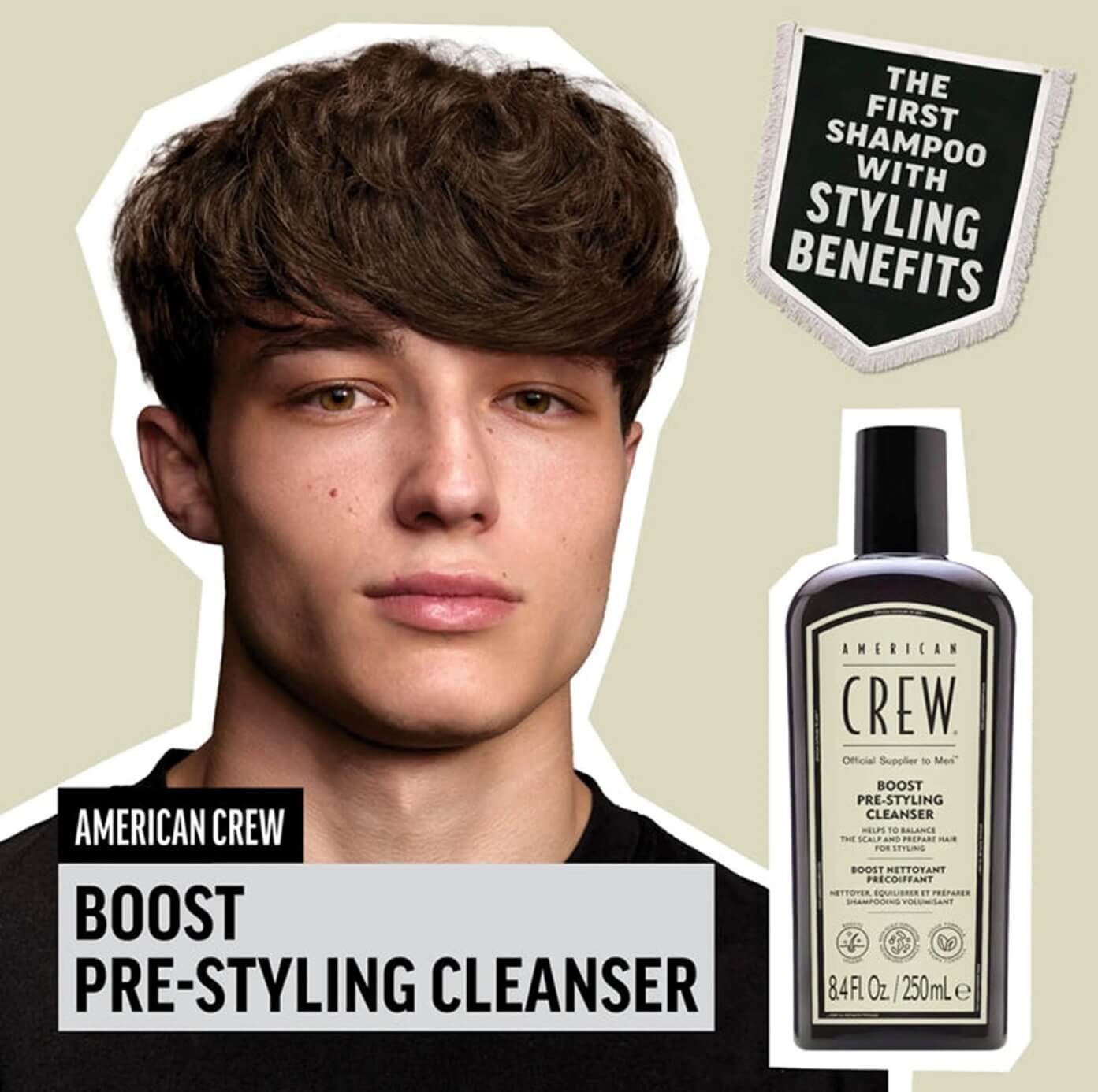 AMERICAN CREW BOOST Pre-Styling Cleanser 250ml