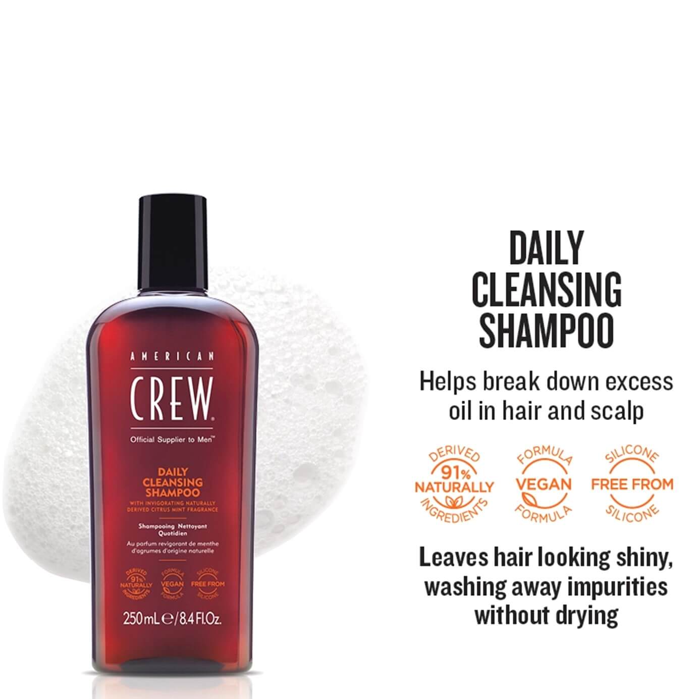 American Crew Daily Cleansing Shampoo + Matte Clay 