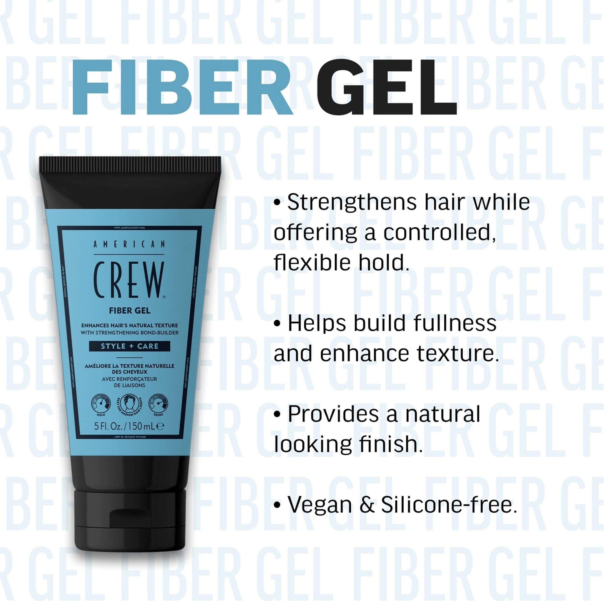 American Crew Style + Care Fiber Gel 150ml