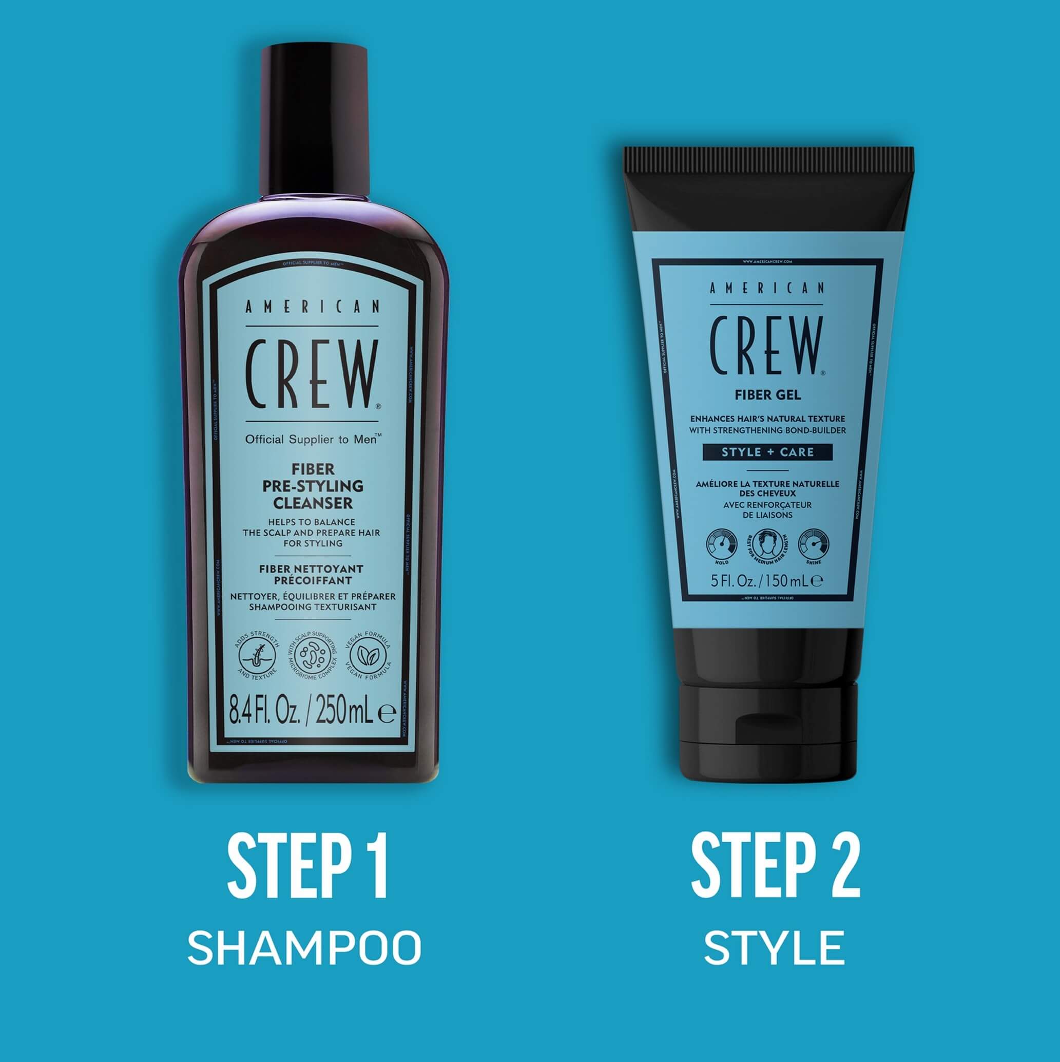 American Crew Style + Care Fiber Gel 150ml