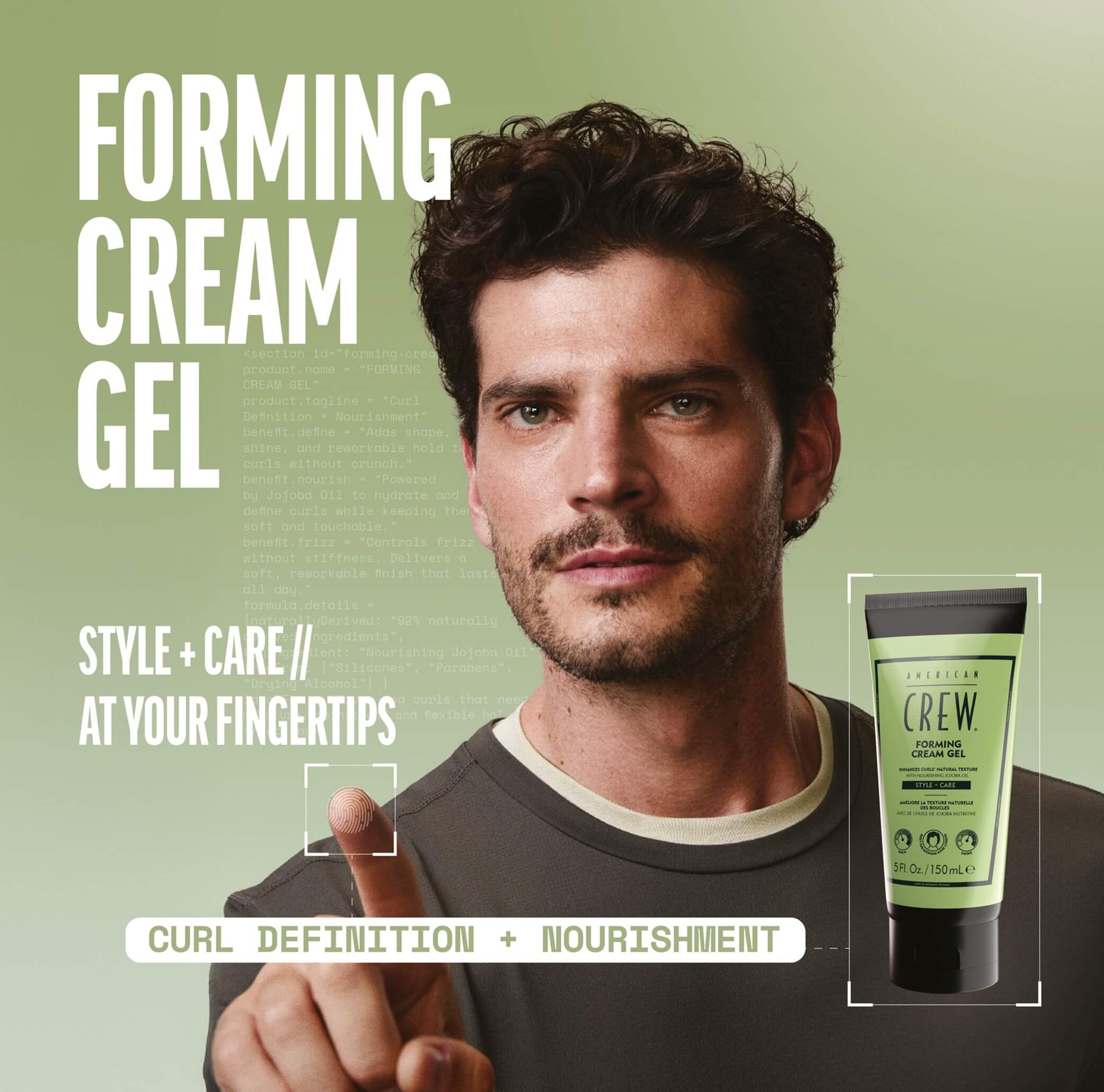 American Crew Style + Care Forming Cream Gel 150ml