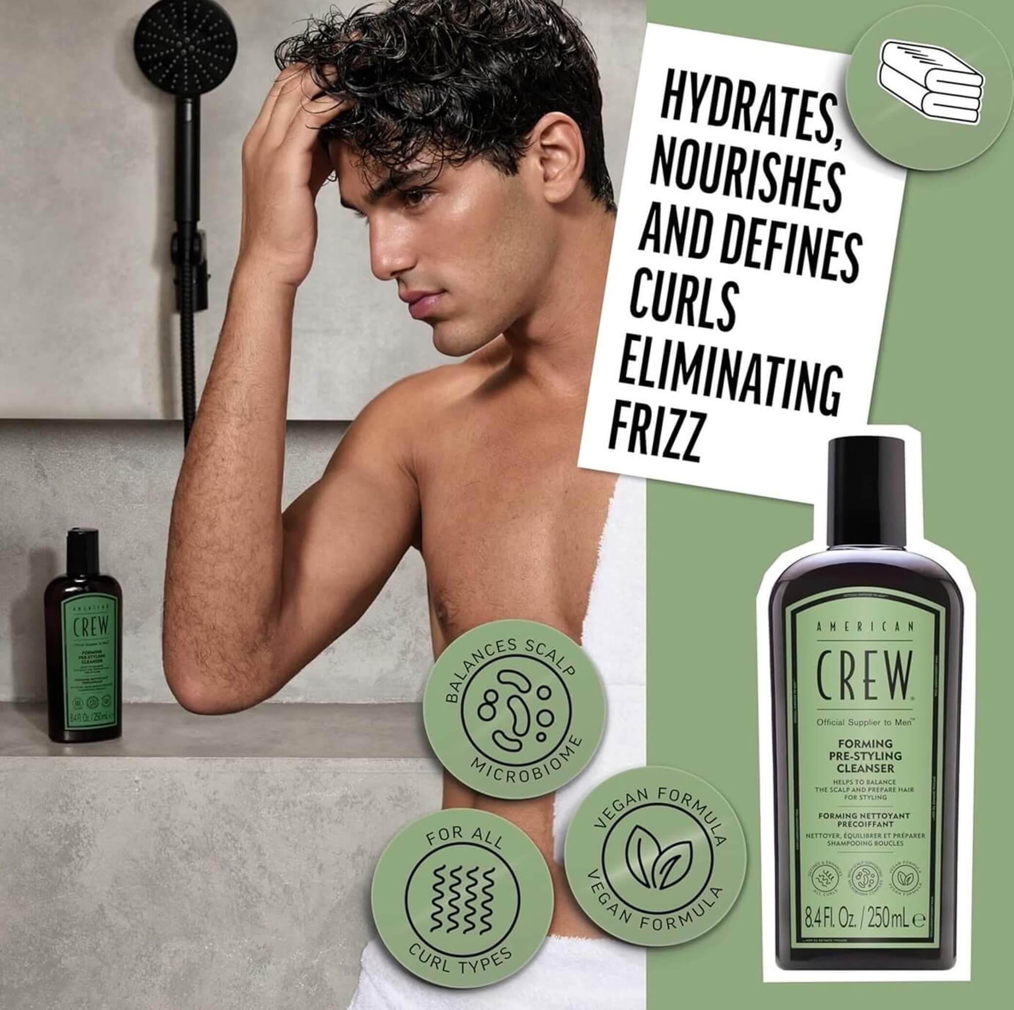 AMERICAN CREW Mens Forming Cream Pre-Styling DUO Pack