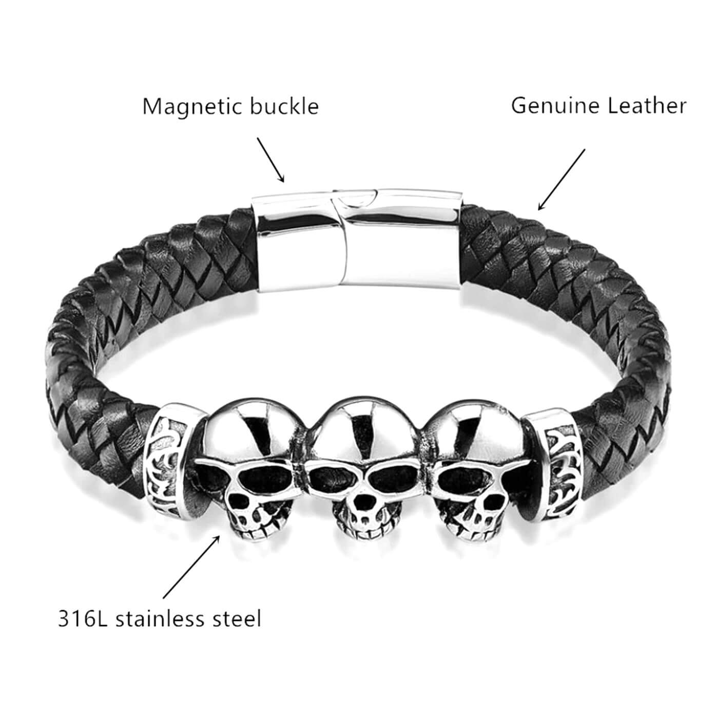 Rebel Skulls Collection Bracelet