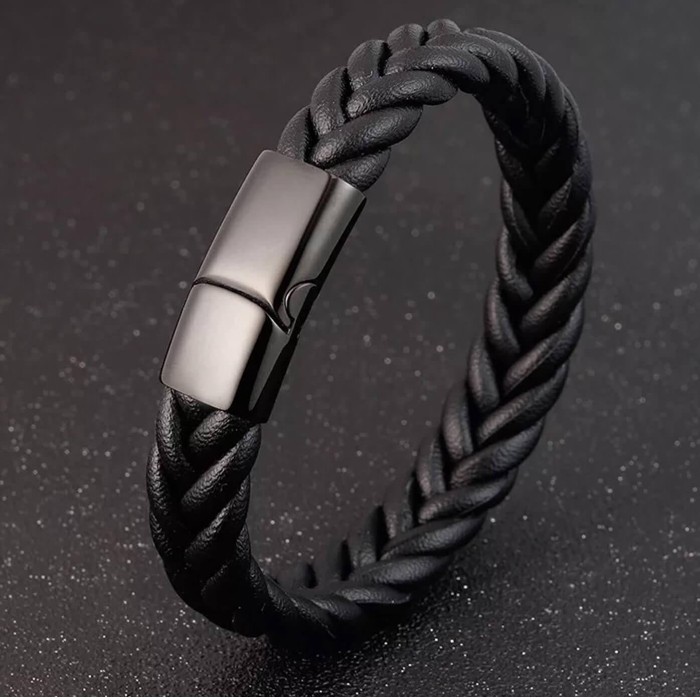 Mens Lash Leather Bracelet