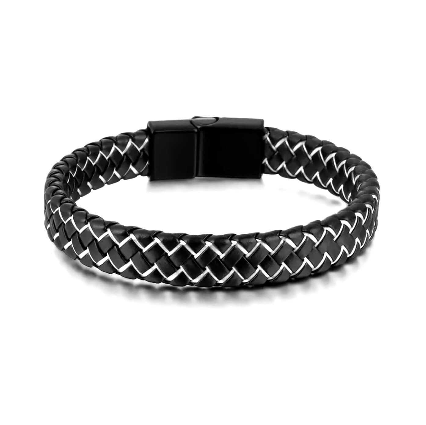 Stella Black Leather Bracelet