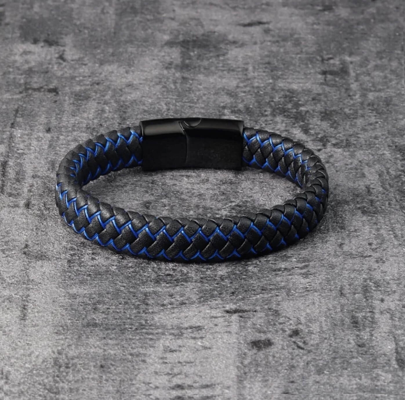 Stella Blue Leather Bracelet