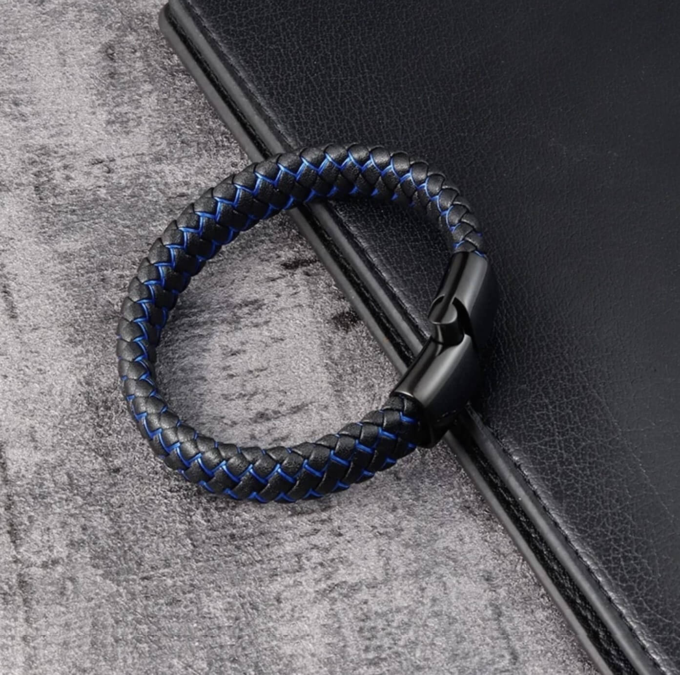 Stella Blue Leather Bracelet