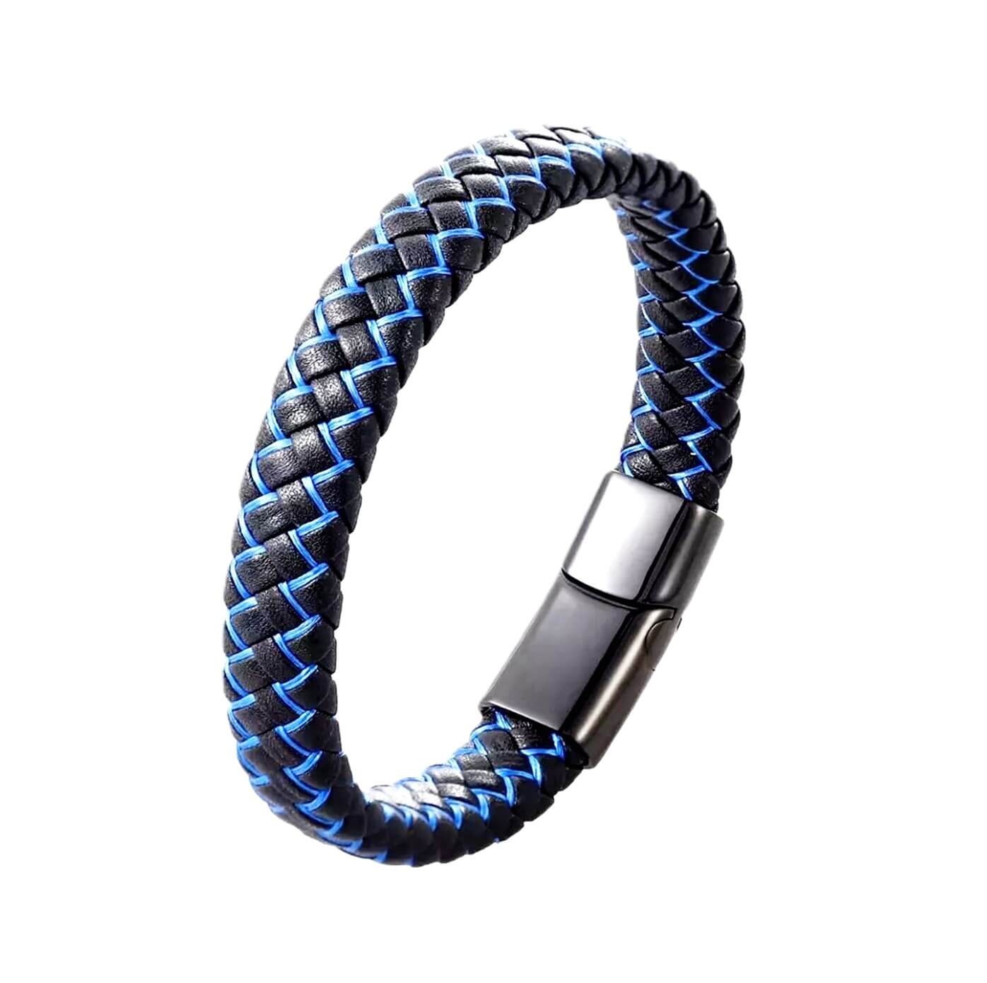 Stella Blue Leather Bracelet