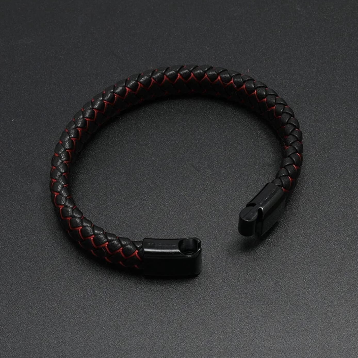 Stella Red Leather Bracelet