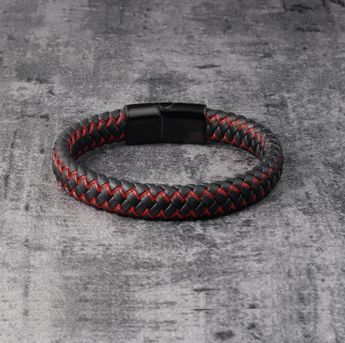 Stella Red Leather Bracelet