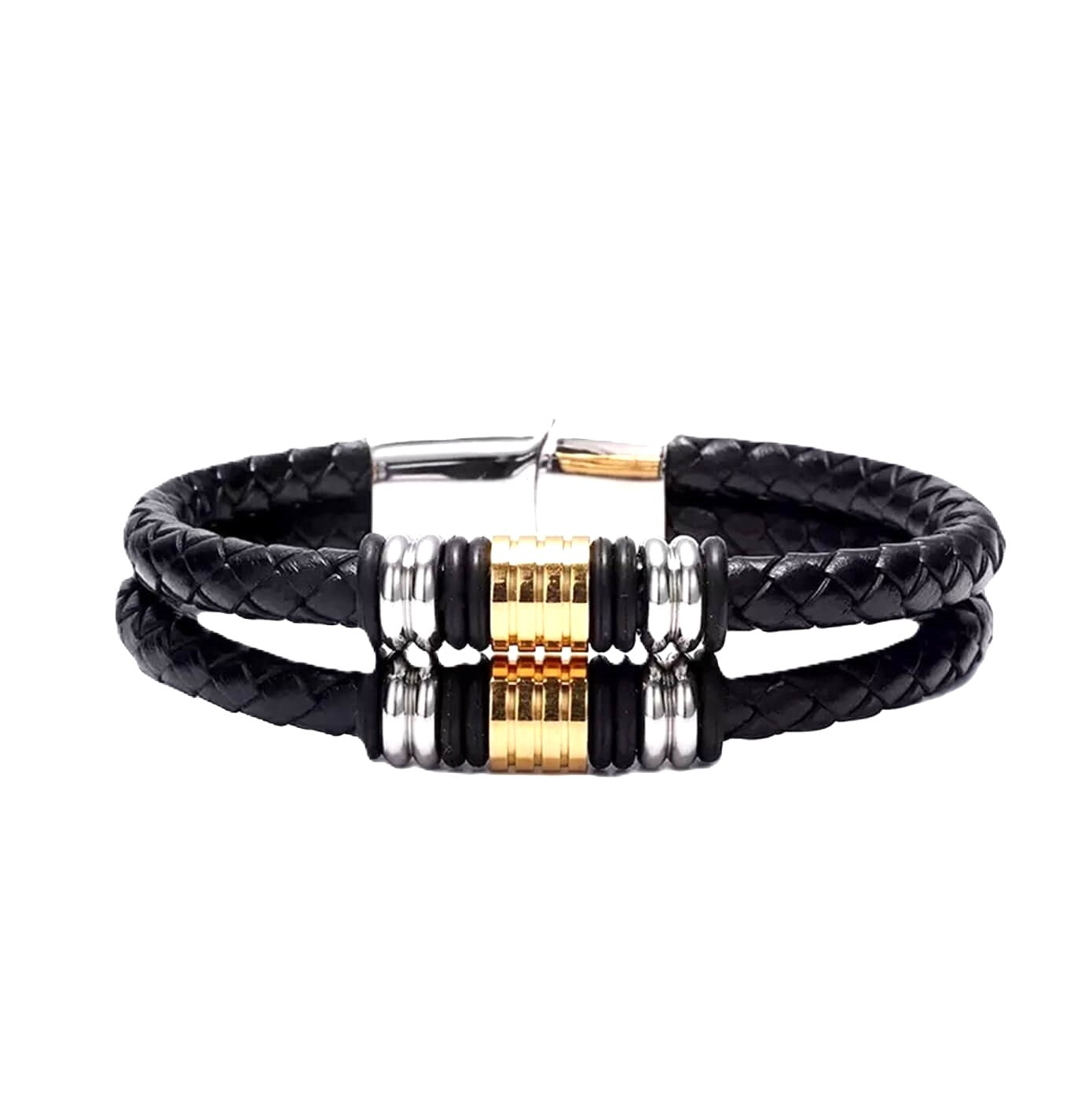 Mens Loop Leather Bracelet