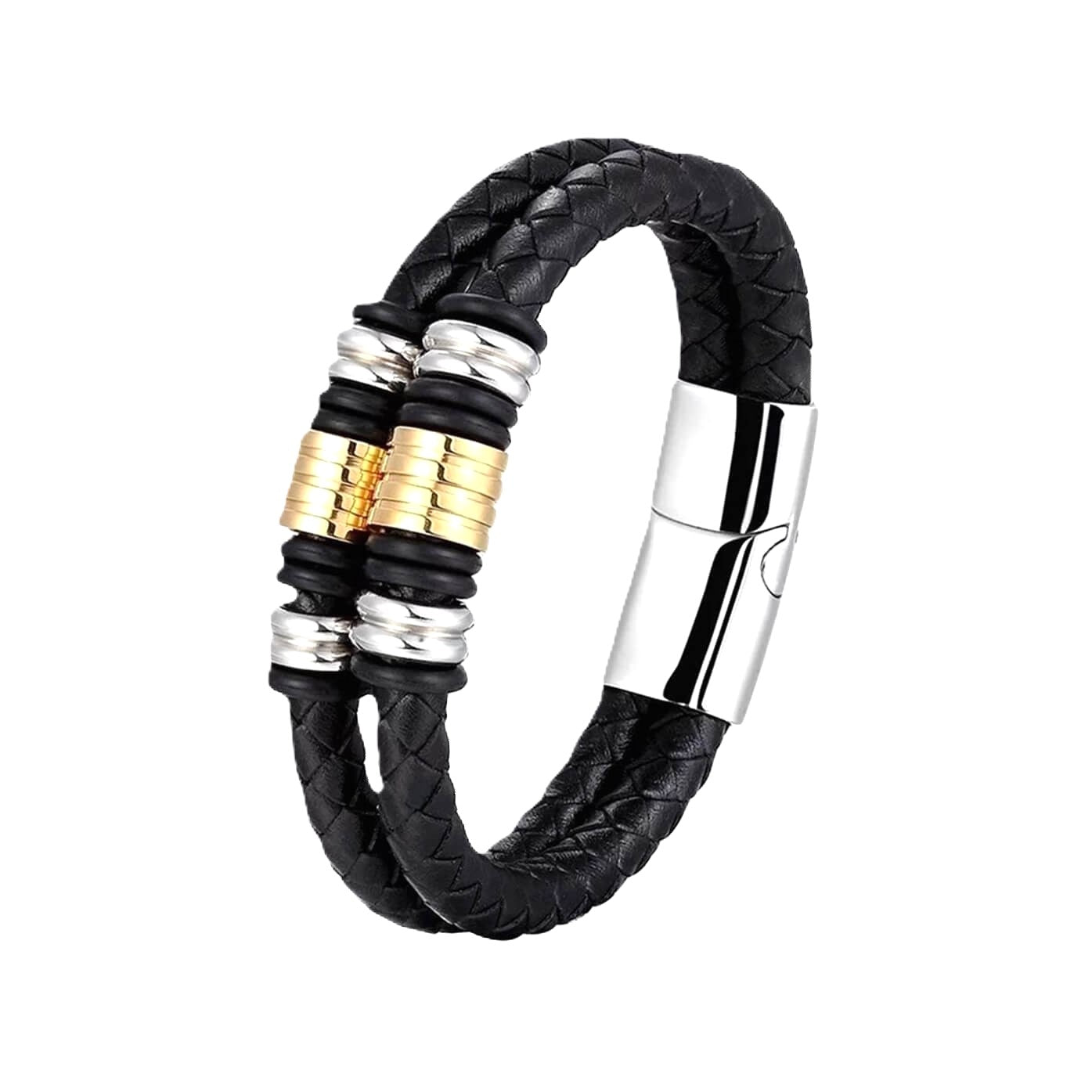 Mens Loop Leather Bracelet