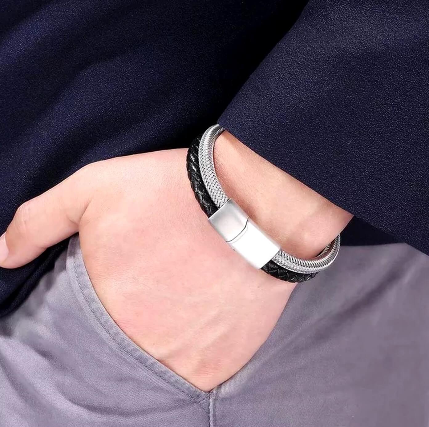 Unisex Modern Fusion Bracelet