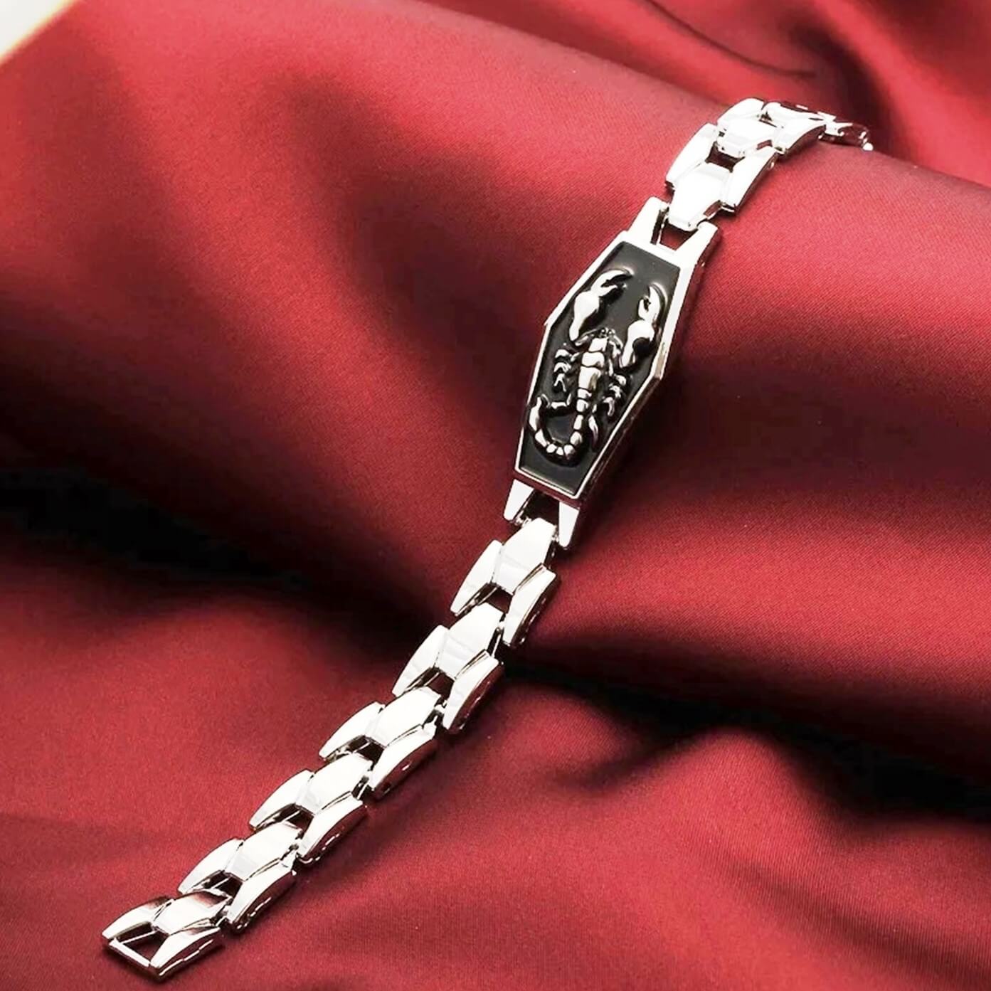 Unisex Shadow Zodiac Scorpion Bracelet