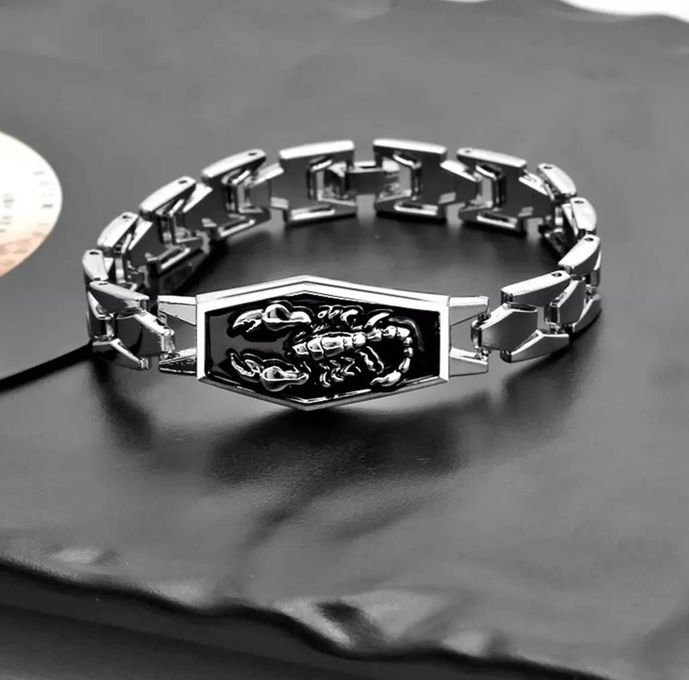 Unisex Shadow Zodiac Scorpion Bracelet