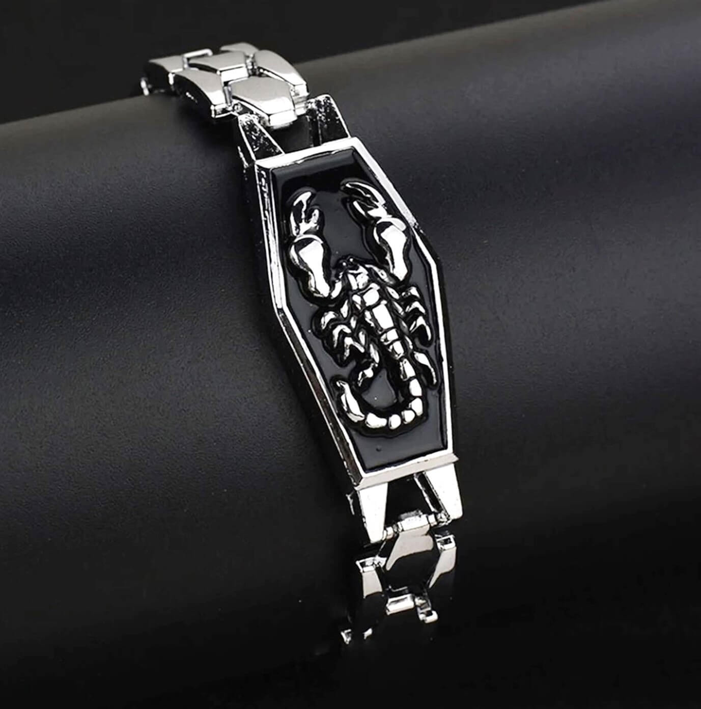 Unisex Shadow Zodiac Scorpion Bracelet