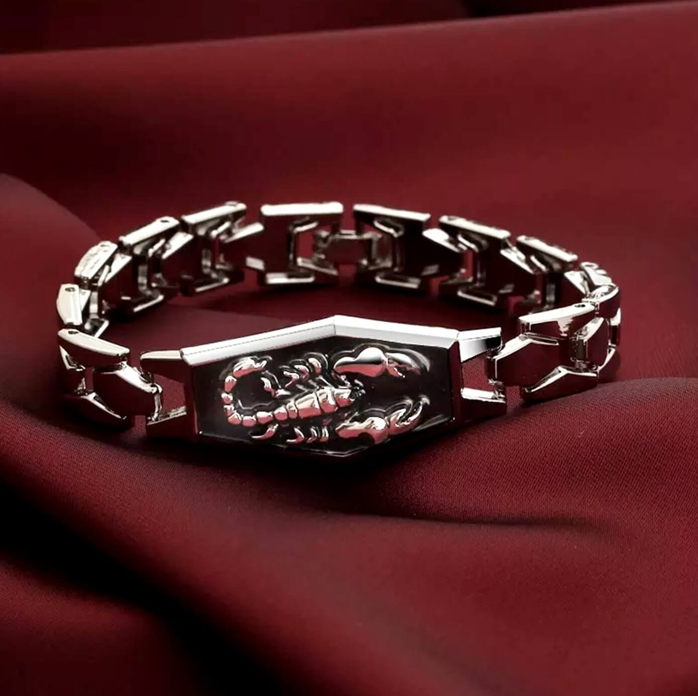 Unisex Shadow Zodiac Scorpion Bracelet